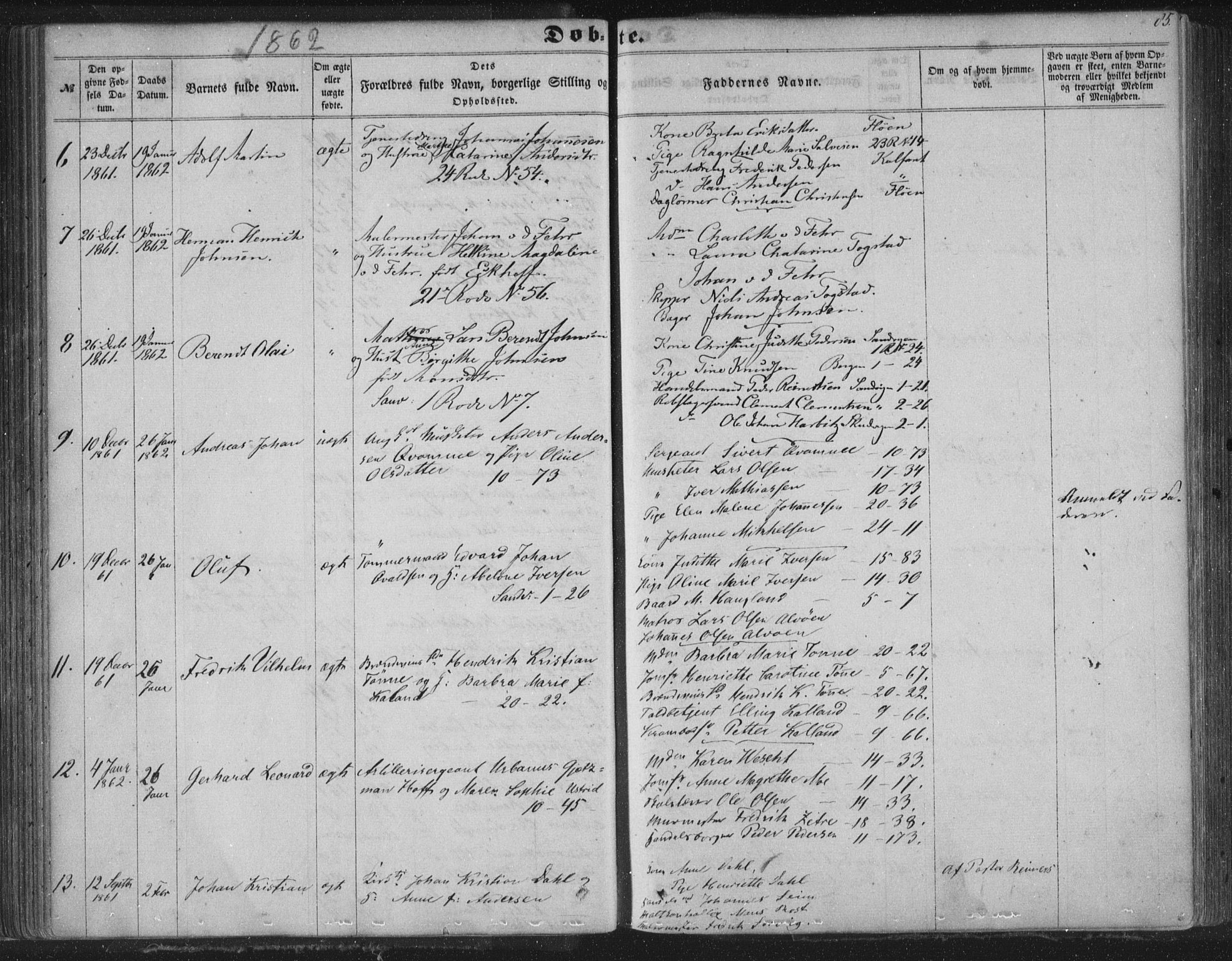 Korskirken sokneprestembete, AV/SAB-A-76101/H/Haa/L0018: Ministerialbok nr. B 4, 1857-1866, s. 85