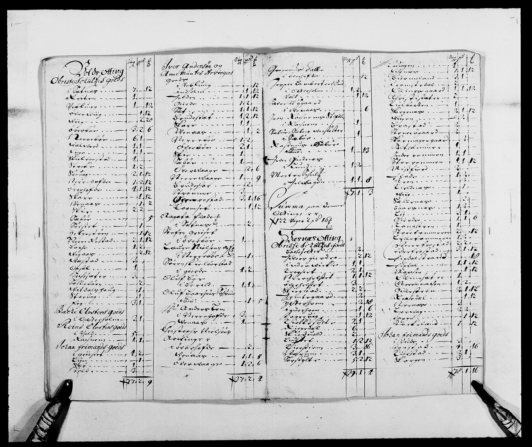 Rentekammeret inntil 1814, Reviderte regnskaper, Fogderegnskap, AV/RA-EA-4092/R55/L3648: Fogderegnskap Romsdal, 1687-1689, s. 232