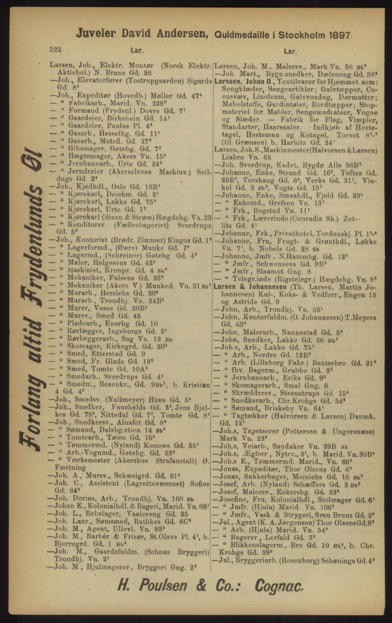 Kristiania/Oslo adressebok, PUBL/-, 1902, s. 522