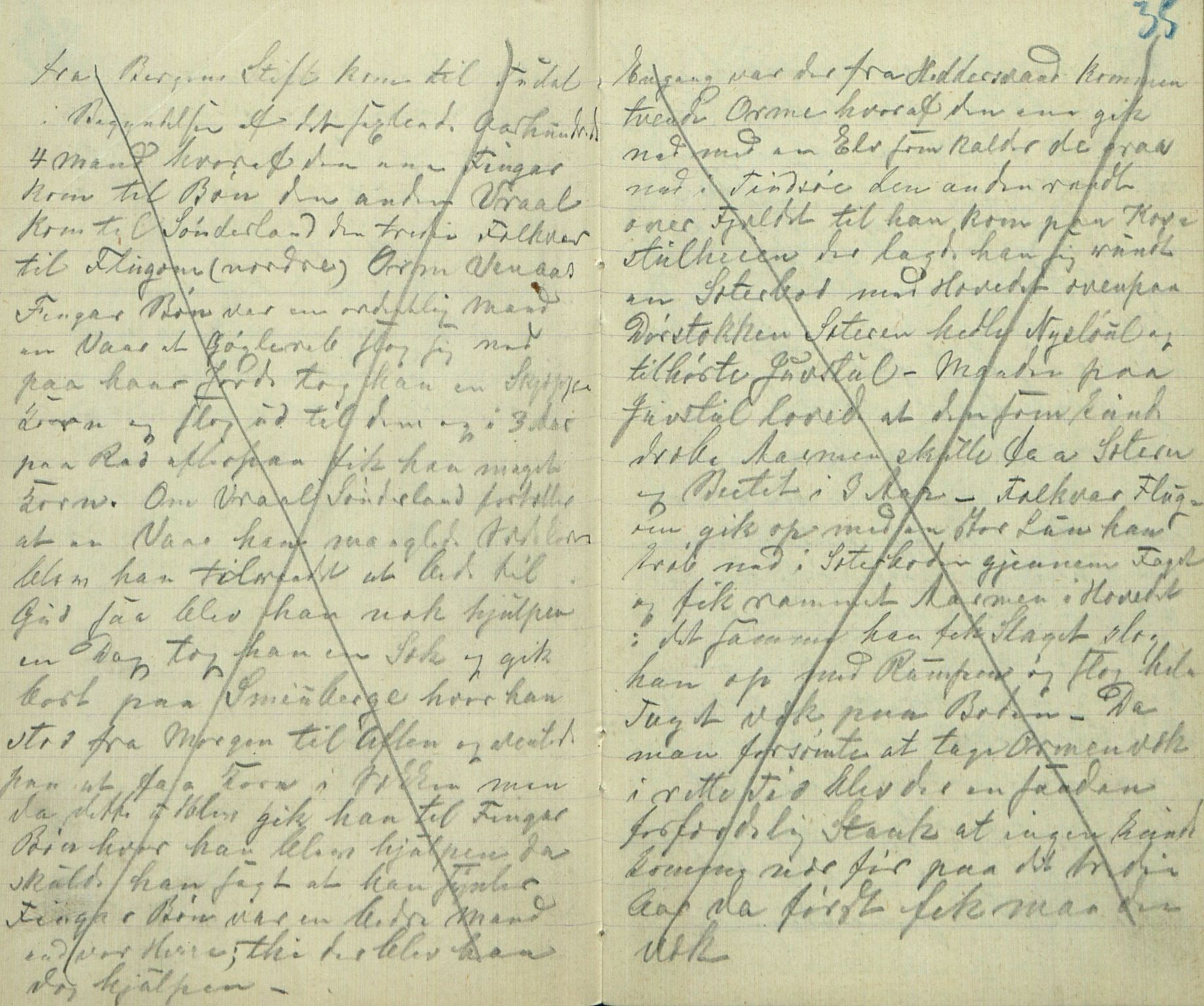 Rikard Berge, TEMU/TGM-A-1003/F/L0016/0012: 529-550 / 540 Oppskrifter av Halvor N. Tvedten, Fyresdal, Drangedal og Seljord. , 1890-1892, s. 34-35