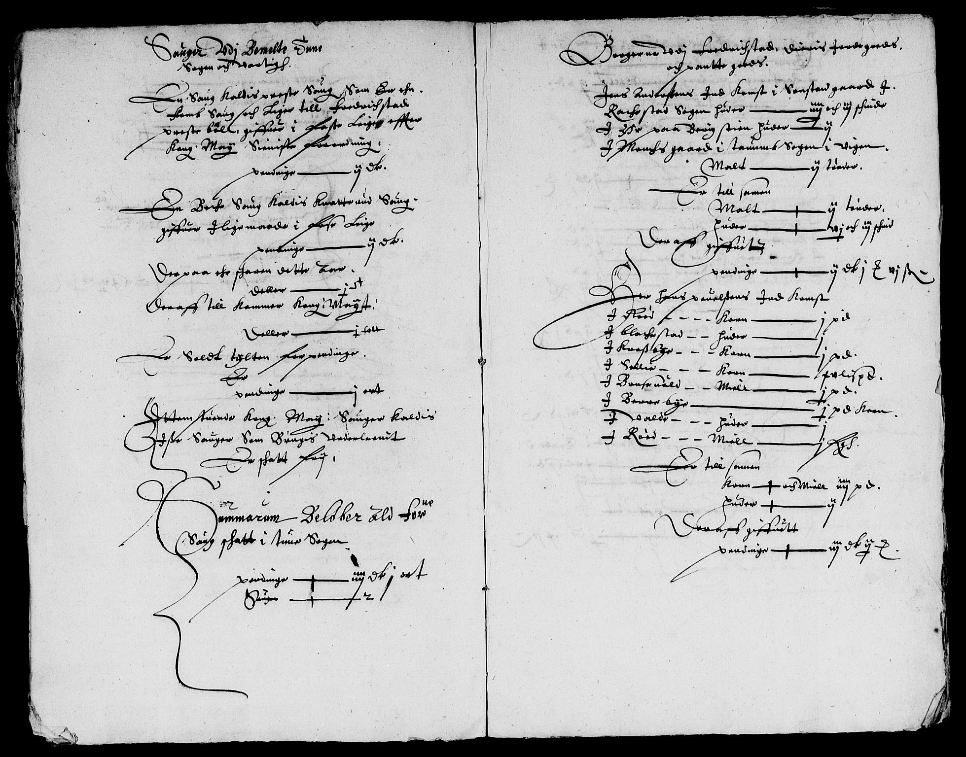 Rentekammeret inntil 1814, Reviderte regnskaper, Lensregnskaper, AV/RA-EA-5023/R/Rb/Rbc/L0001: Veme len  og Tune, Åbygge og Veme len, 1613-1635