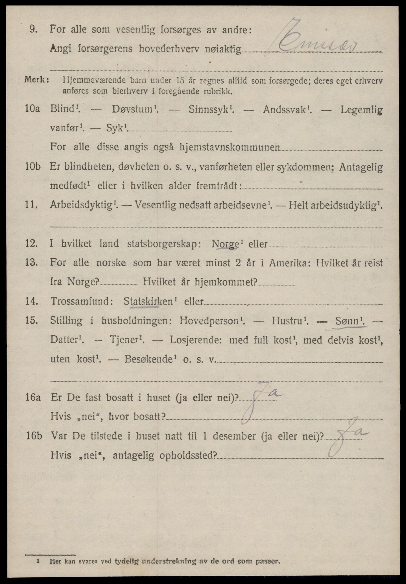 SAT, Folketelling 1920 for 1563 Sunndal herred, 1920, s. 1891