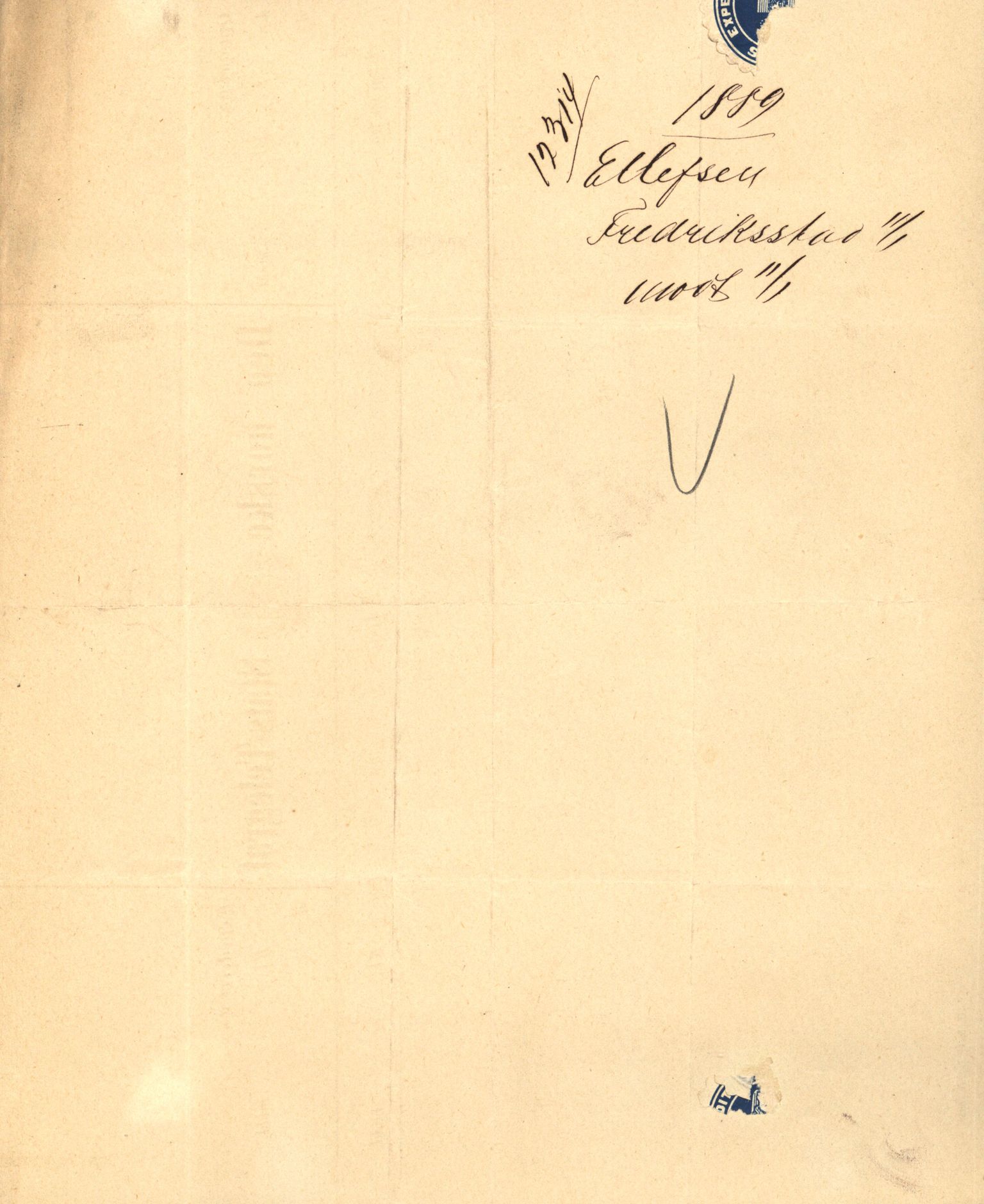 Pa 63 - Østlandske skibsassuranceforening, VEMU/A-1079/G/Ga/L0023/0003: Havaridokumenter / Else Katrine, Einar, Ethel, Finland, Favour, 1888, s. 59