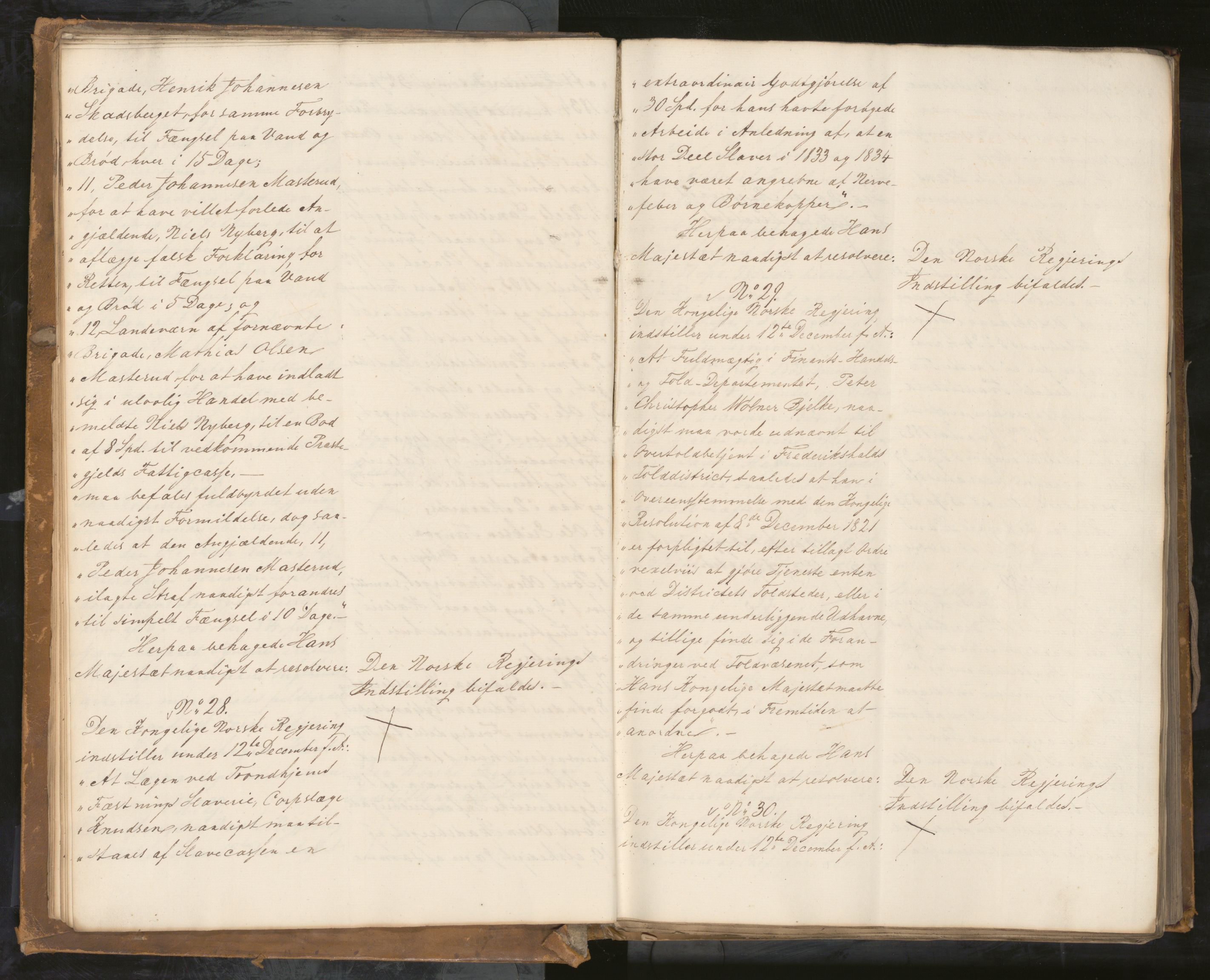 Statsrådssekretariatet, AV/RA-S-1001/A/Ab/L0040: Kgl. res. nr. 1-568, 1. halvår, 1835