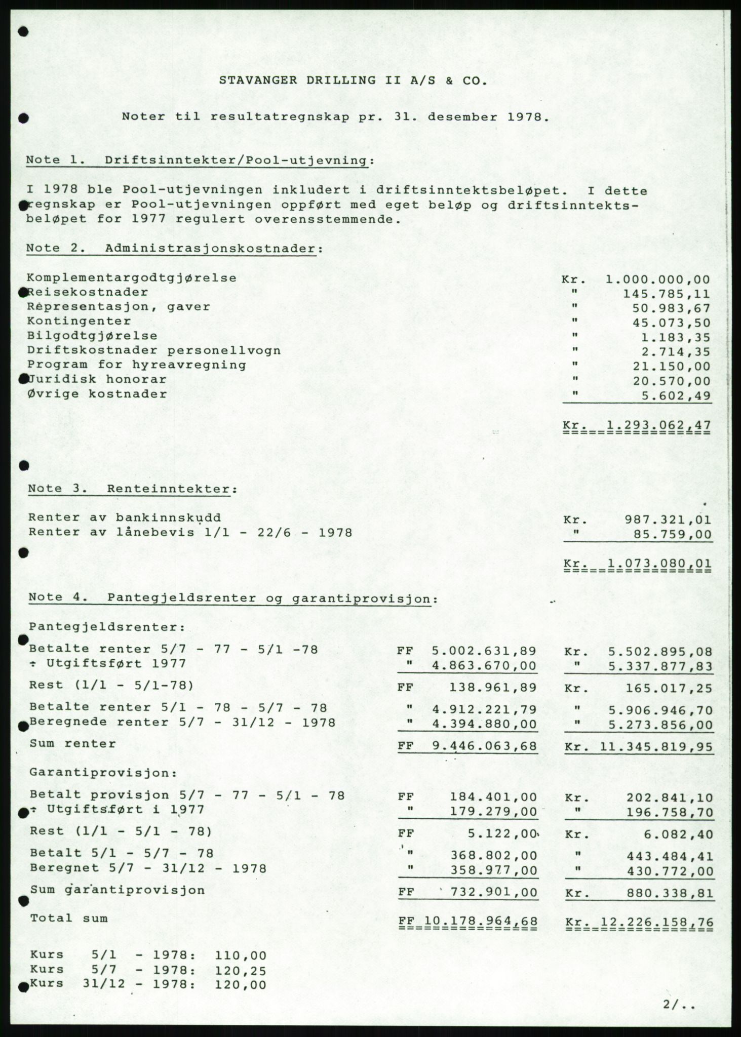 Pa 1503 - Stavanger Drilling AS, SAST/A-101906/D/L0002: Korrespondanse og saksdokumenter, 1974-1980, s. 681