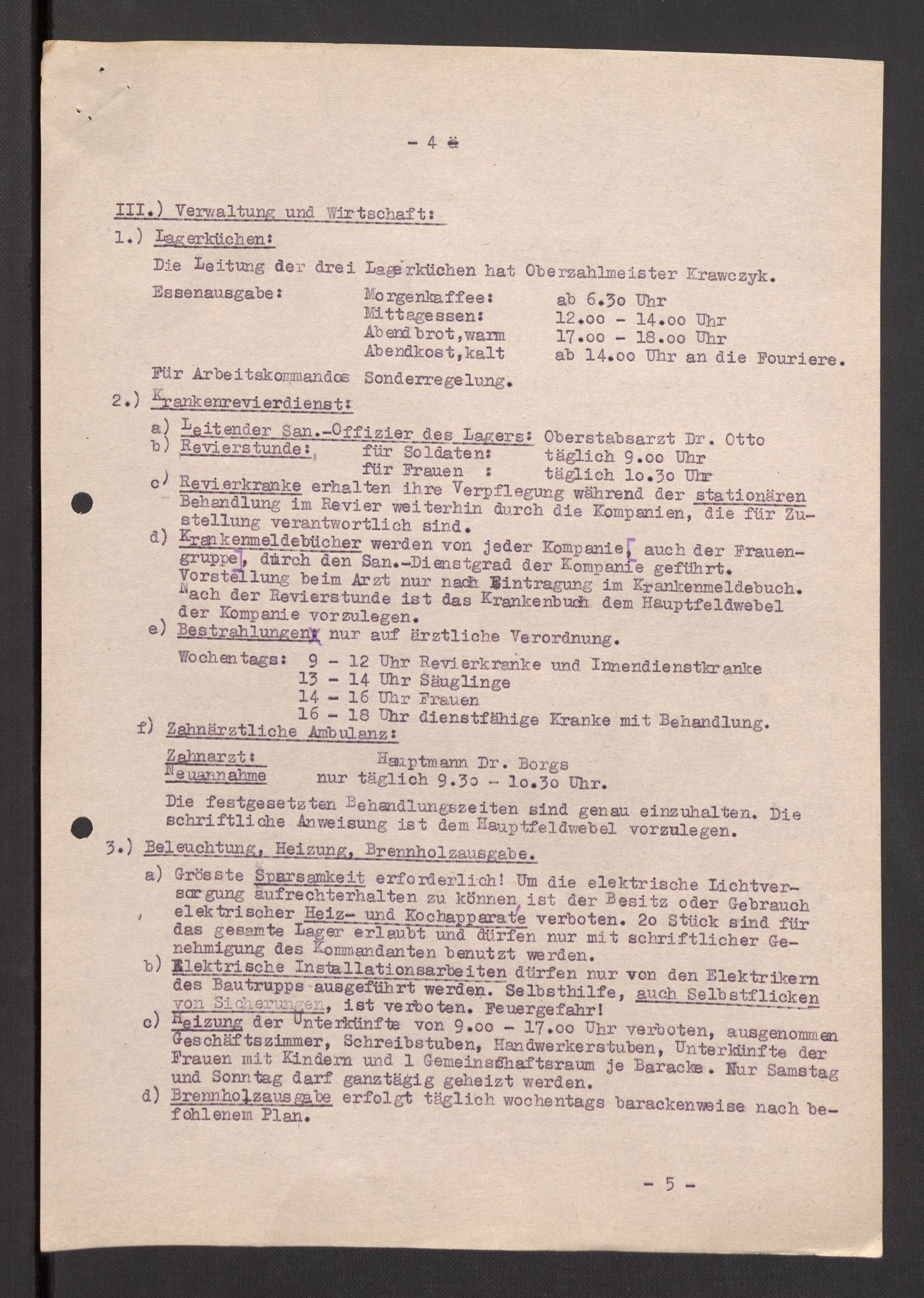 Deutscher Oberbefehlshaber Norwegen (DOBN), AV/RA-RAFA-2197/D/Dja/L0070/0001: DBO Abt. 1a / Lagerordnungen, 1946