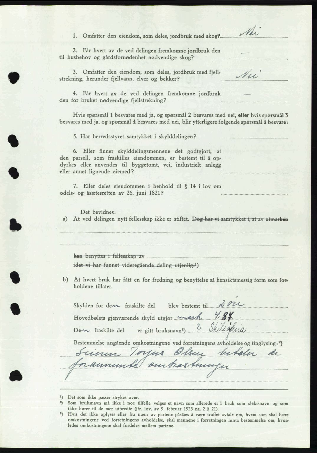 Nedenes sorenskriveri, AV/SAK-1221-0006/G/Gb/Gba/L0054: Pantebok nr. A6c, 1946-1946, Dagboknr: 25/1946