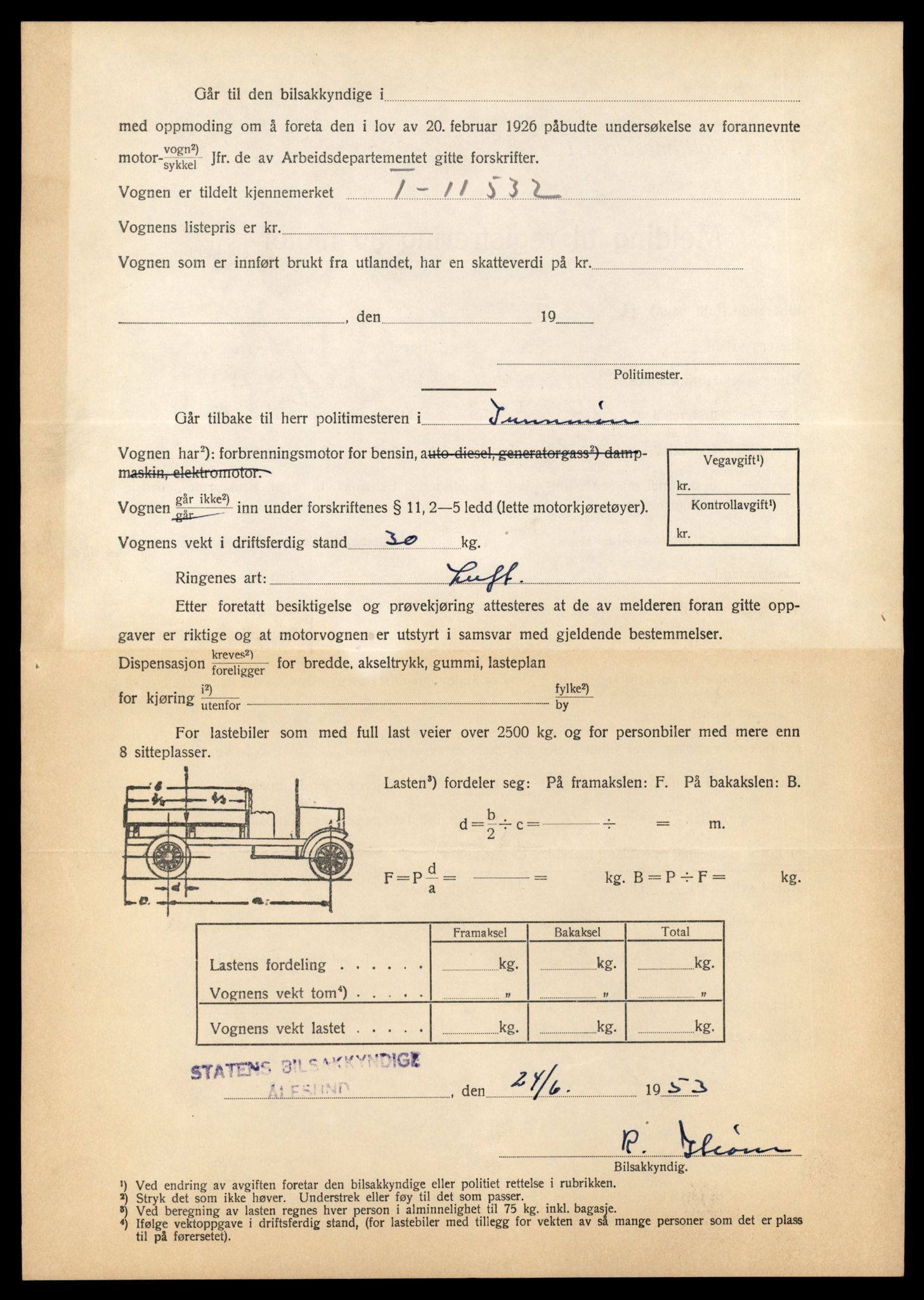 Møre og Romsdal vegkontor - Ålesund trafikkstasjon, AV/SAT-A-4099/F/Fe/L0029: Registreringskort for kjøretøy T 11430 - T 11619, 1927-1998, s. 1830