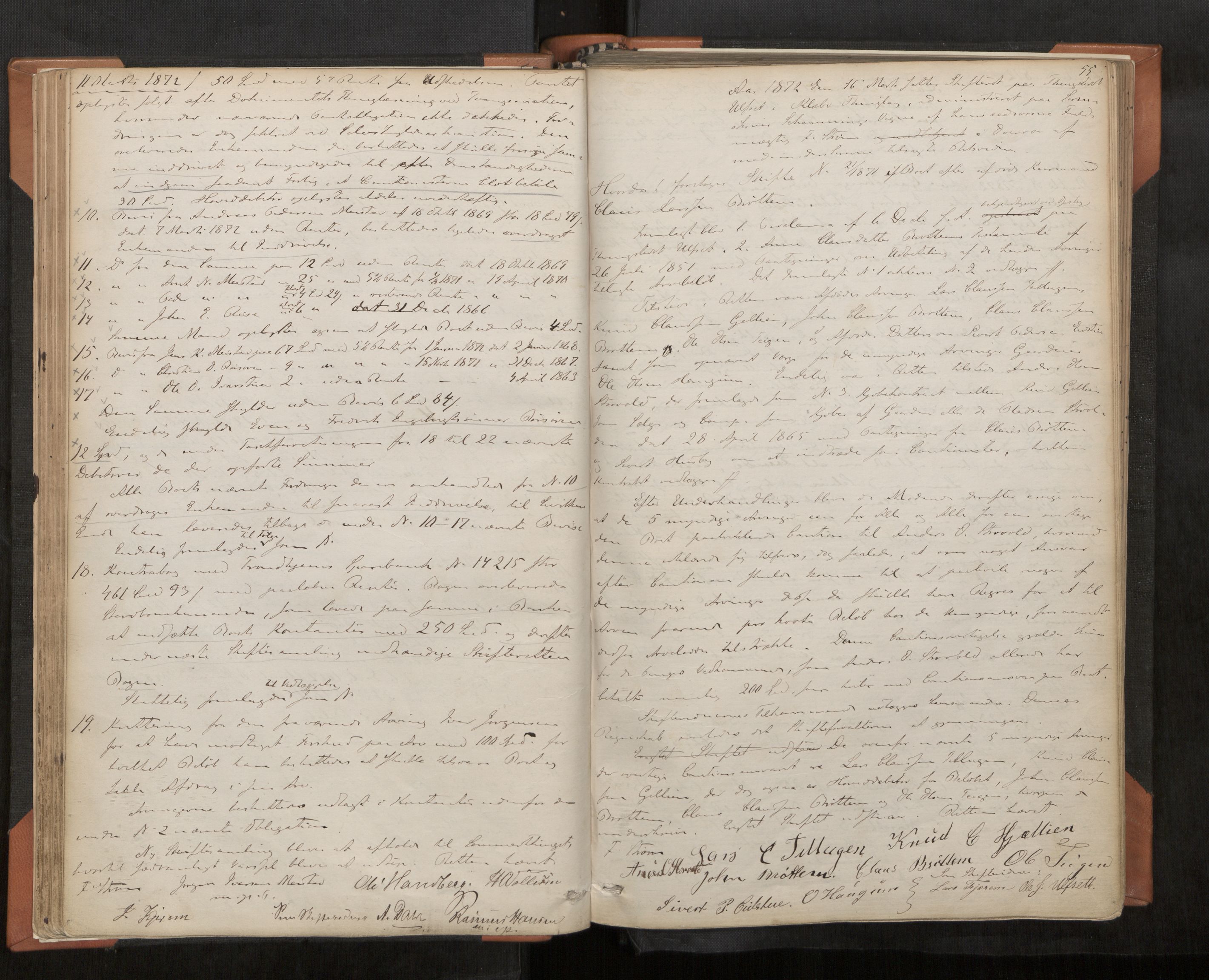 Strinda og Selbu sorenskriveri, AV/SAT-A-0015/3/3B/L0004: Skifteforhandlingsprot. 4 4, 1866-1883, s. 55
