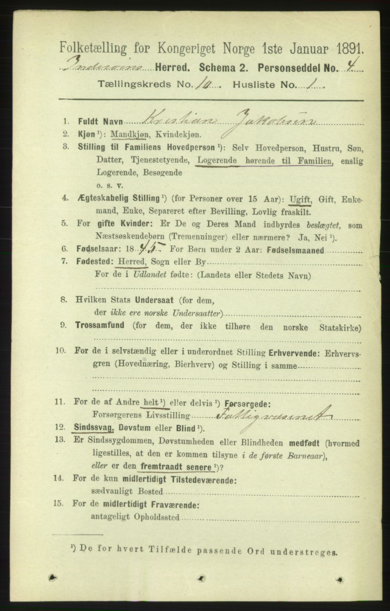 RA, Folketelling 1891 for 1729 Inderøy herred, 1891, s. 5574