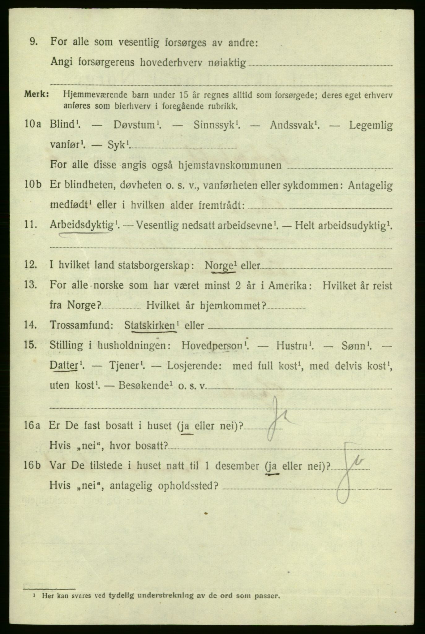 SAO, Folketelling 1920 for 0101 Fredrikshald kjøpstad, 1920, s. 9699