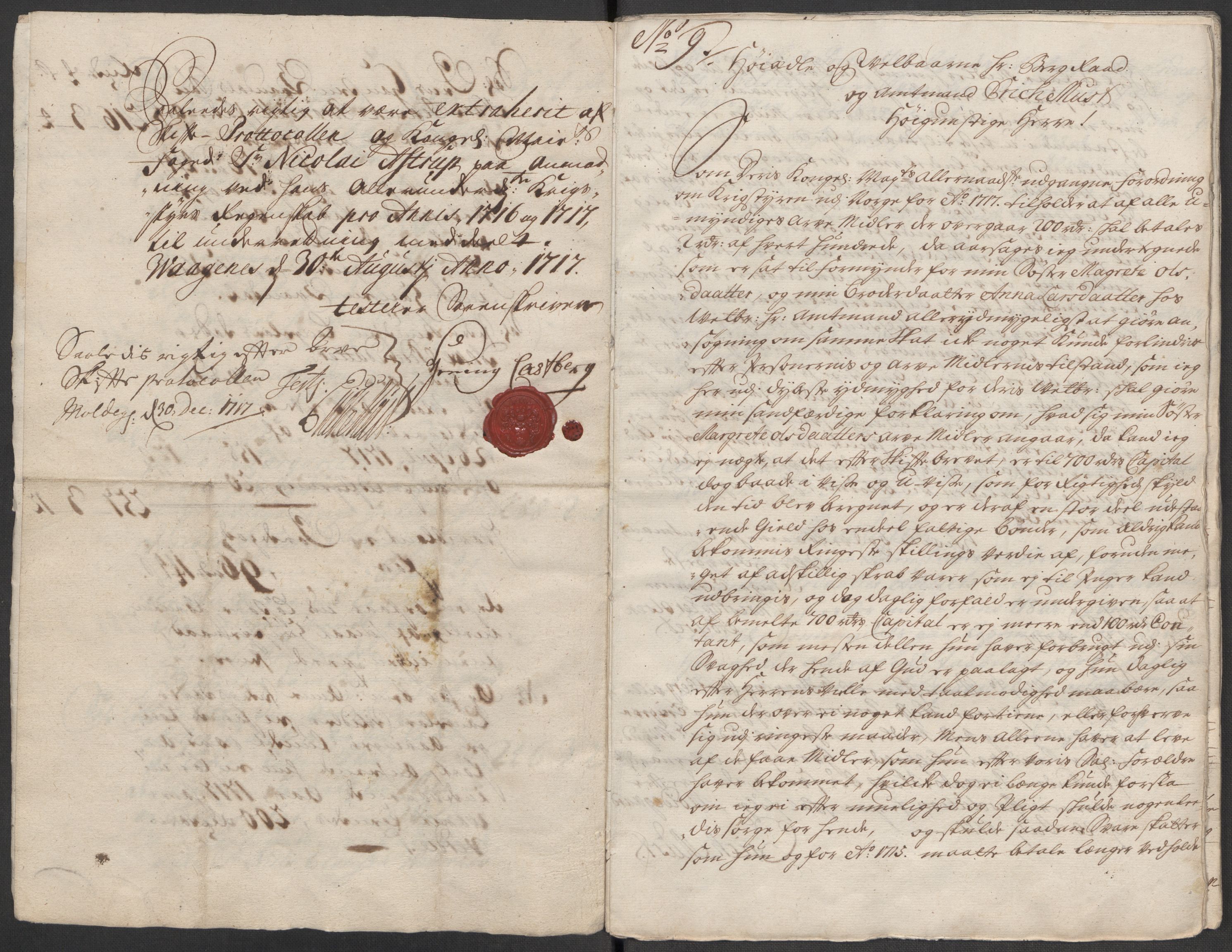 Rentekammeret inntil 1814, Reviderte regnskaper, Fogderegnskap, RA/EA-4092/R54/L3569: Fogderegnskap Sunnmøre, 1717, s. 80