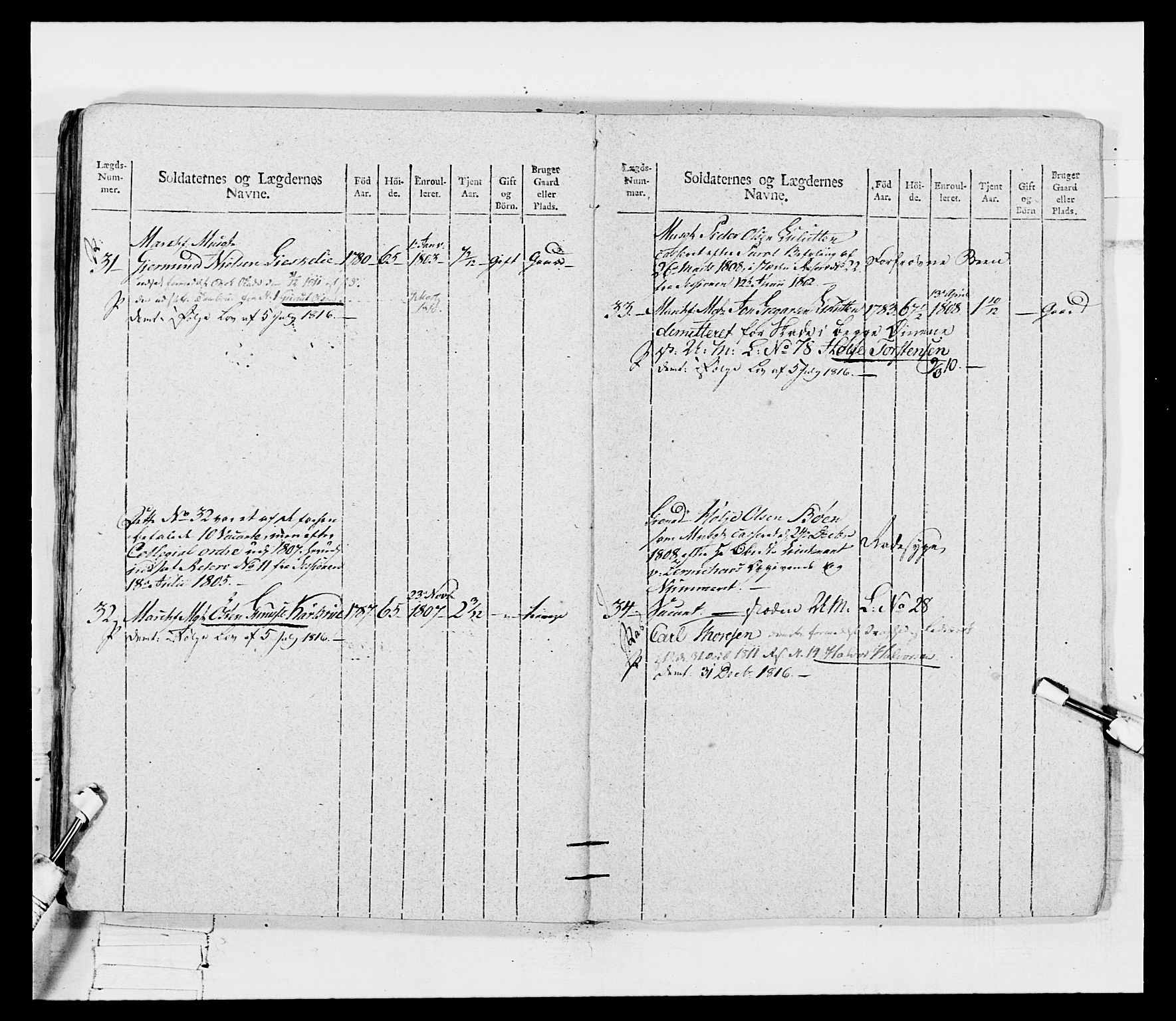 Generalitets- og kommissariatskollegiet, Det kongelige norske kommissariatskollegium, AV/RA-EA-5420/E/Eh/L0116: Telemarkske nasjonale infanteriregiment, 1810, s. 69