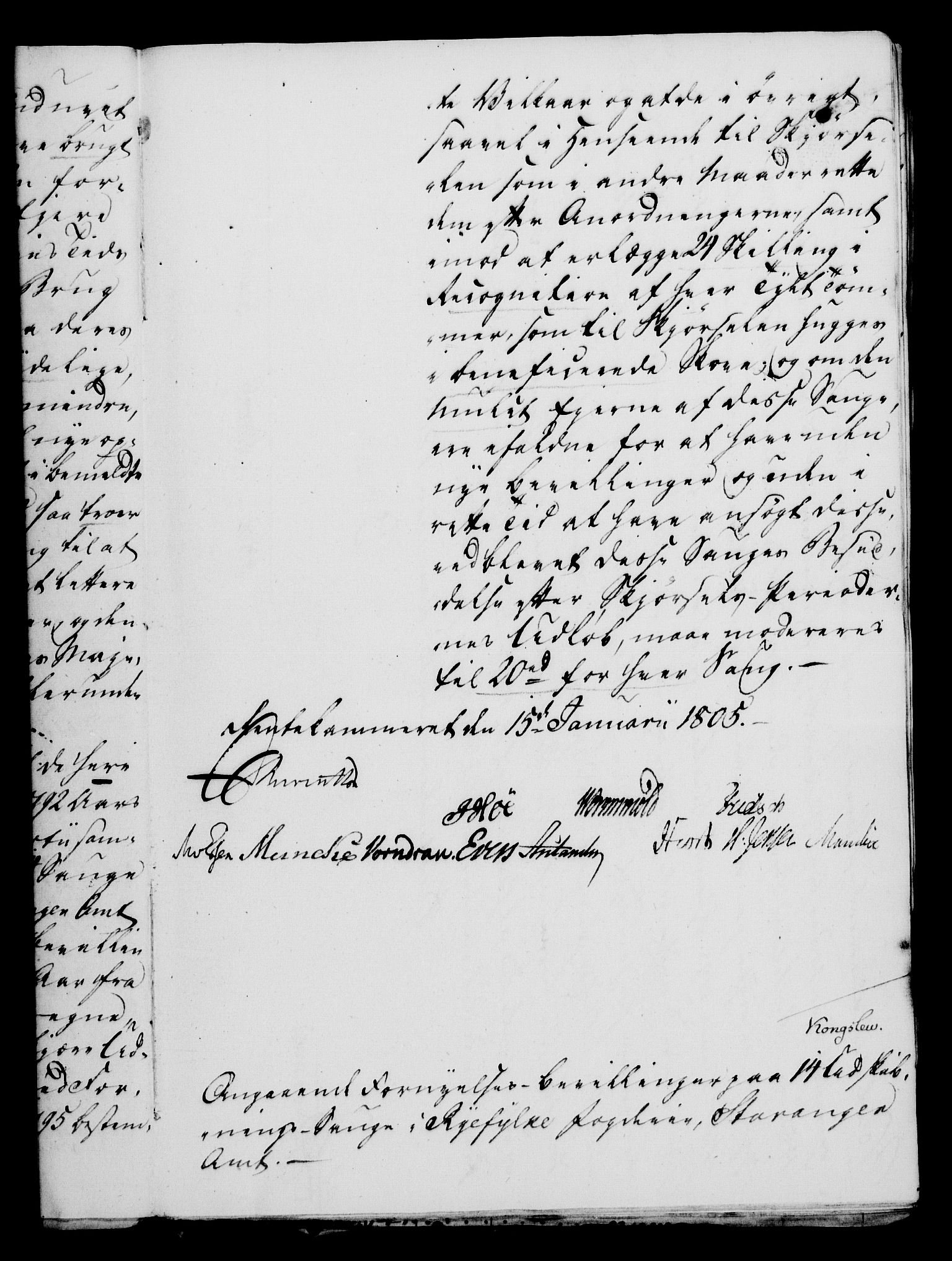 Rentekammeret, Kammerkanselliet, RA/EA-3111/G/Gf/Gfa/L0087: Norsk relasjons- og resolusjonsprotokoll (merket RK 52.87), 1805, s. 50
