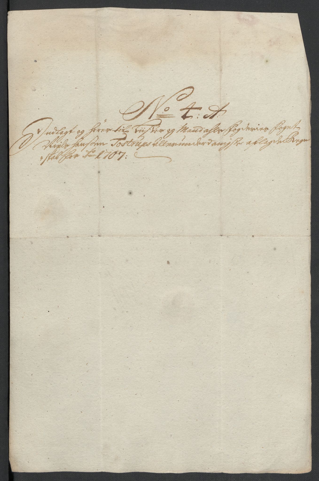 Rentekammeret inntil 1814, Reviderte regnskaper, Fogderegnskap, RA/EA-4092/R43/L2551: Fogderegnskap Lista og Mandal, 1705-1709, s. 435