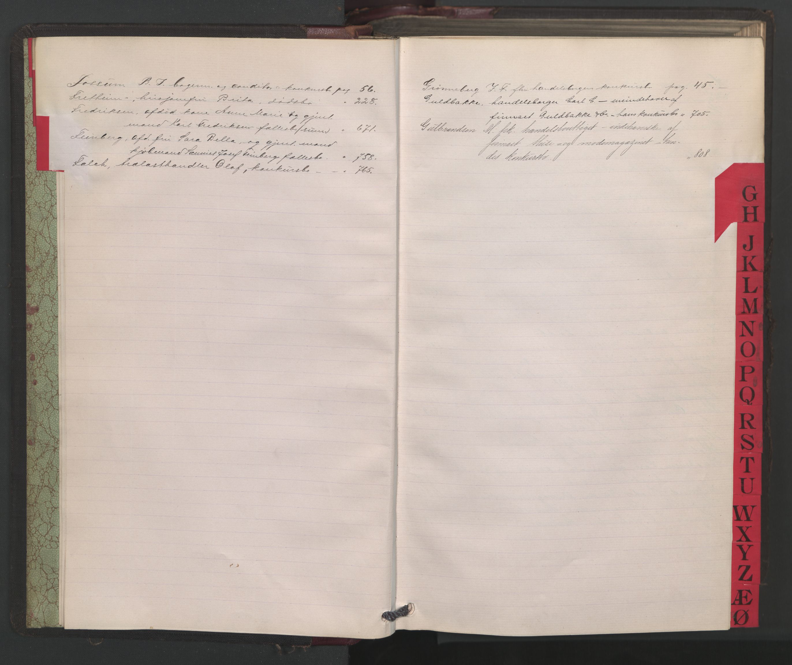 Oslo skifterett, AV/SAO-A-10383/H/Hd/Hdb/L0004: Skifteutlodningsprotokoll, 1904-1905