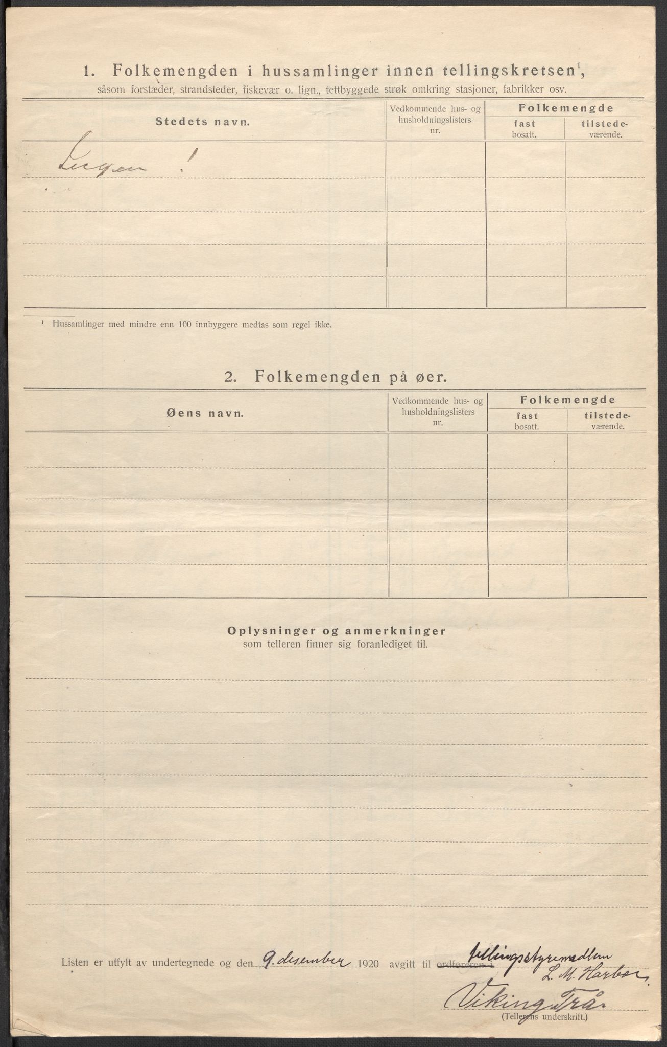 SAO, Folketelling 1920 for 0226 Sørum herred, 1920, s. 7