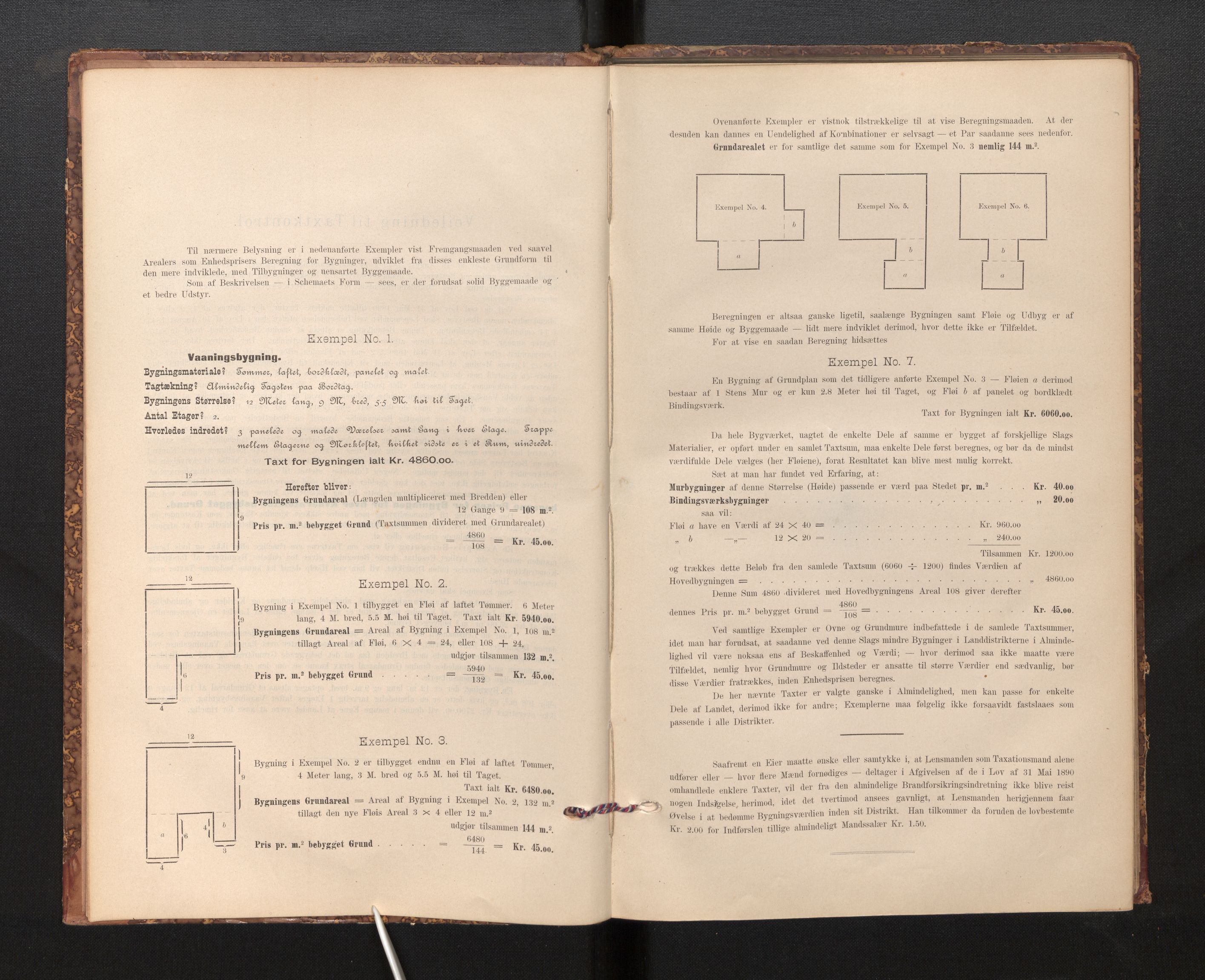 Lensmannen i Fjaler, SAB/A-27201/0012/L0006: Branntakstprotokoll, skjematakst, 1895-1937