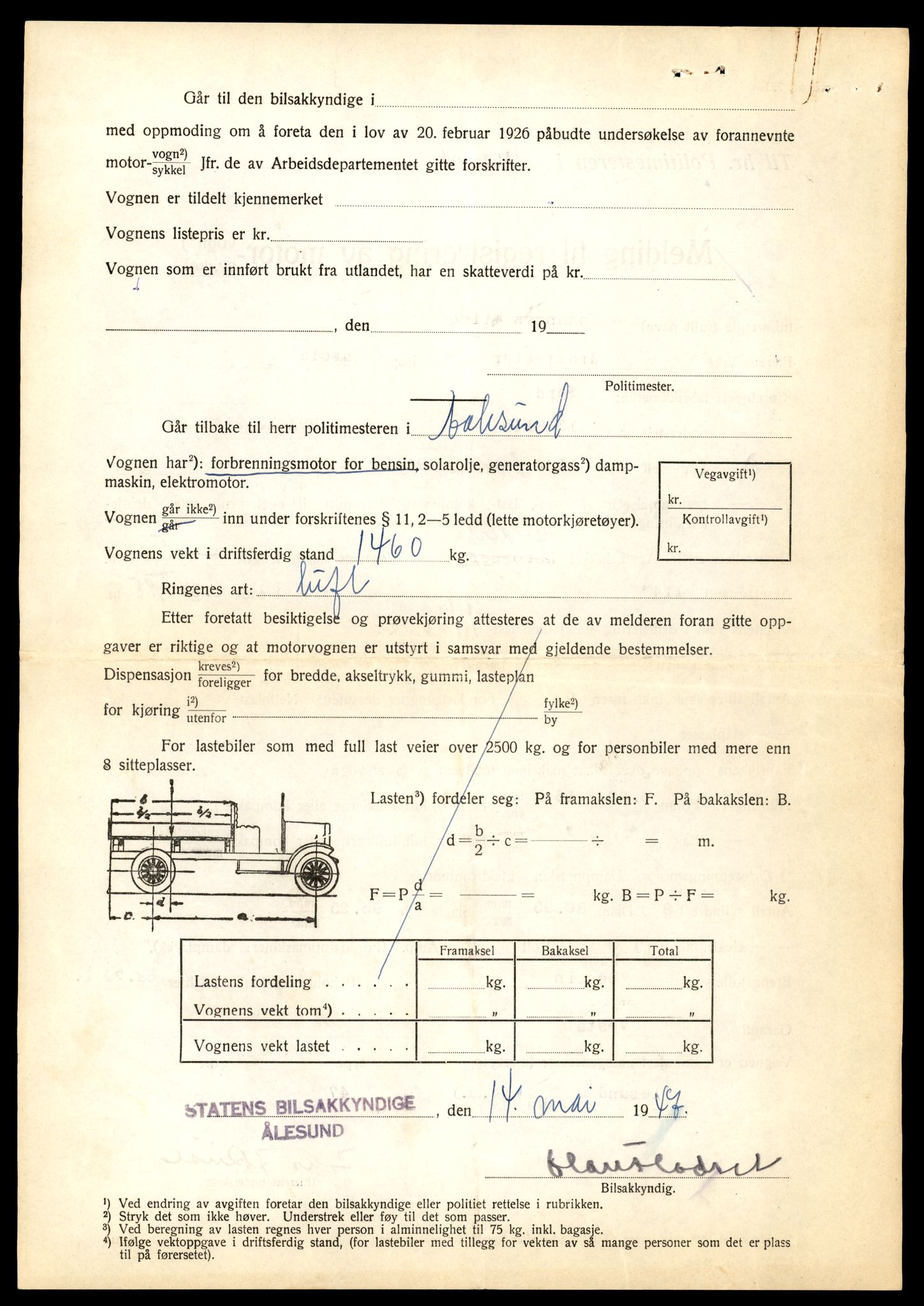 Møre og Romsdal vegkontor - Ålesund trafikkstasjon, AV/SAT-A-4099/F/Fe/L0045: Registreringskort for kjøretøy T 14320 - T 14444, 1927-1998, s. 2907
