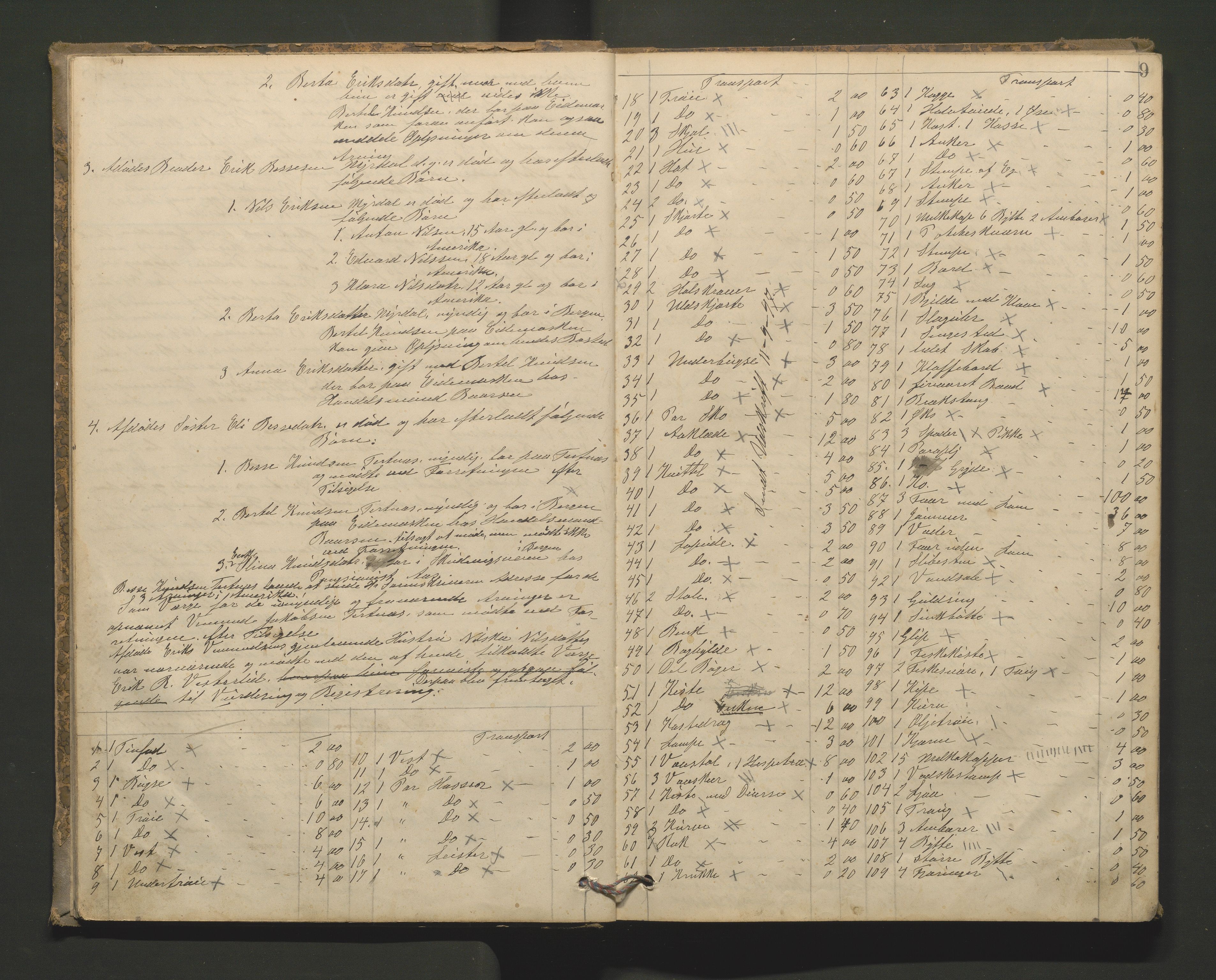 Lensmannen i Hamre, AV/SAB-A-32601/0006/L0002: Registreringsprotokoll, 1896-1904, s. 8b-9a