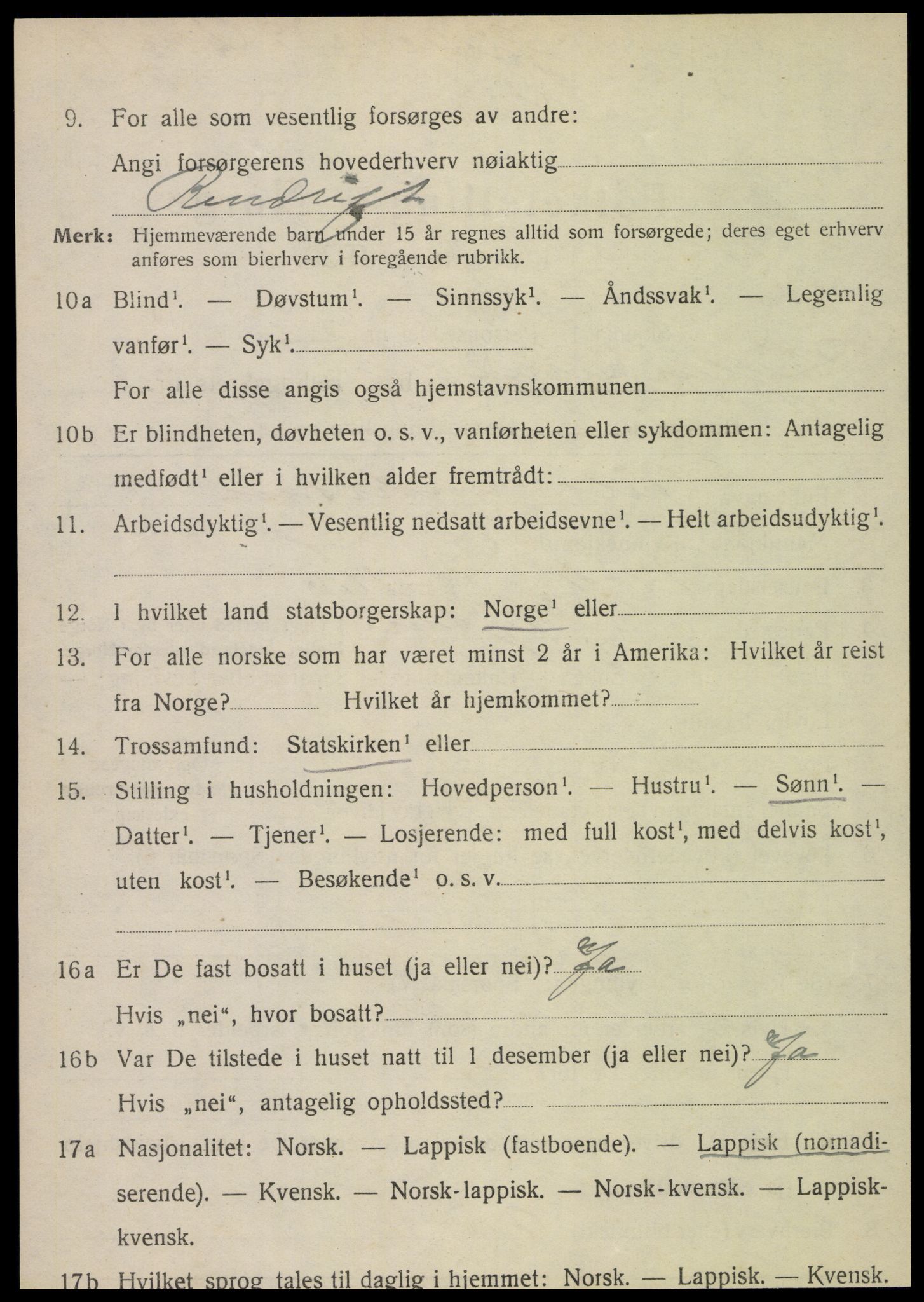 SAT, Folketelling 1920 for 1824 Vefsn herred, 1920, s. 5296