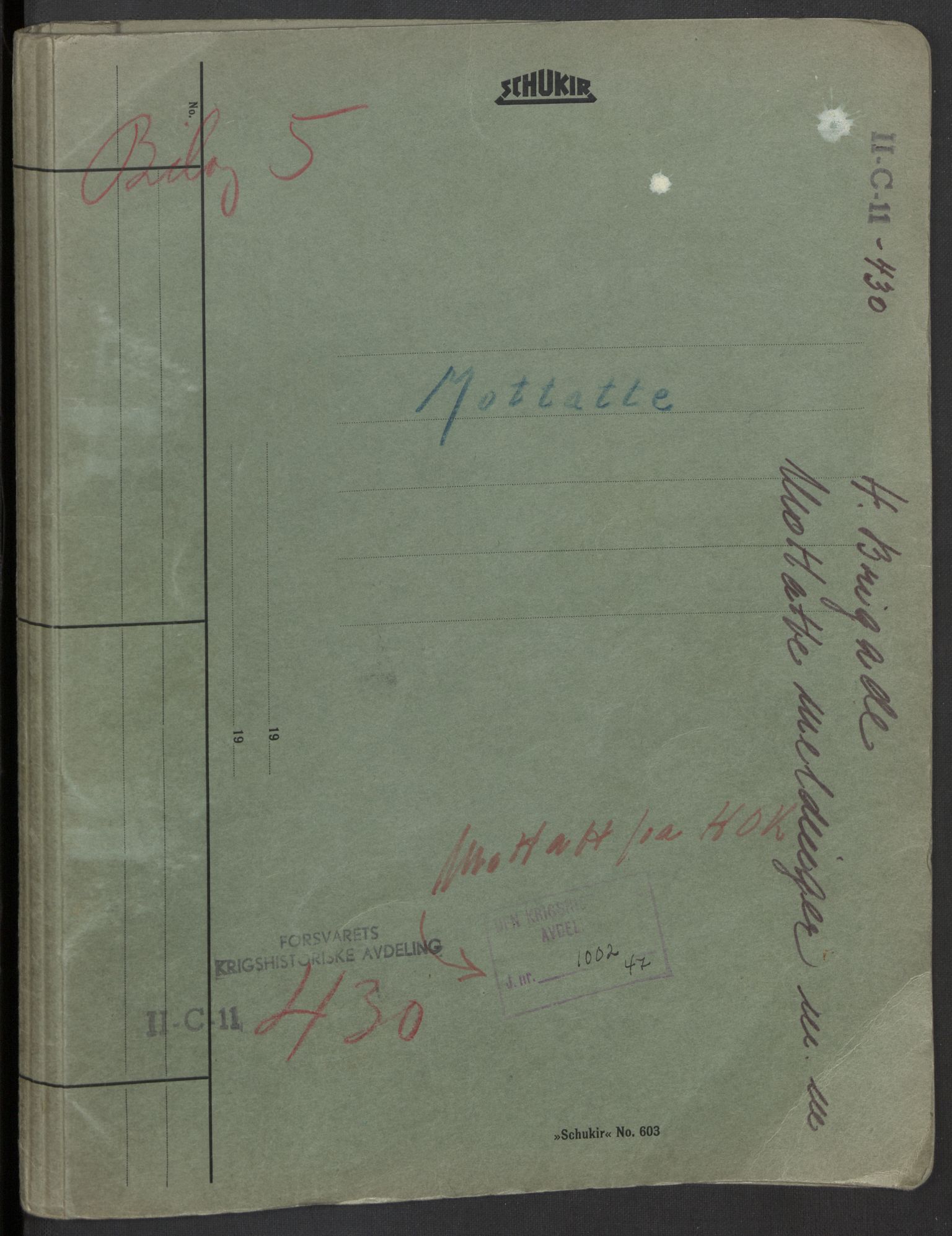 Forsvaret, Forsvarets krigshistoriske avdeling, AV/RA-RAFA-2017/Y/Yb/L0104: II-C-11-430  -  4. Divisjon., 1940, s. 130
