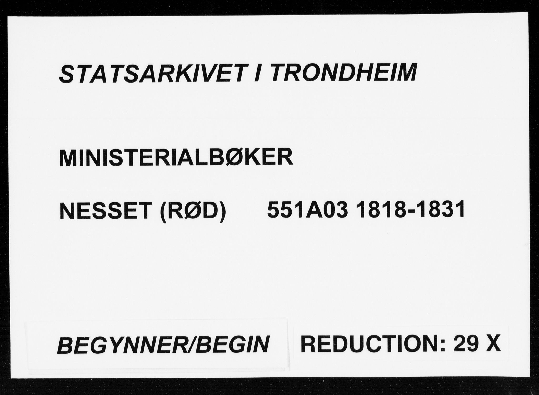 Ministerialprotokoller, klokkerbøker og fødselsregistre - Møre og Romsdal, SAT/A-1454/551/L0623: Ministerialbok nr. 551A03, 1818-1831