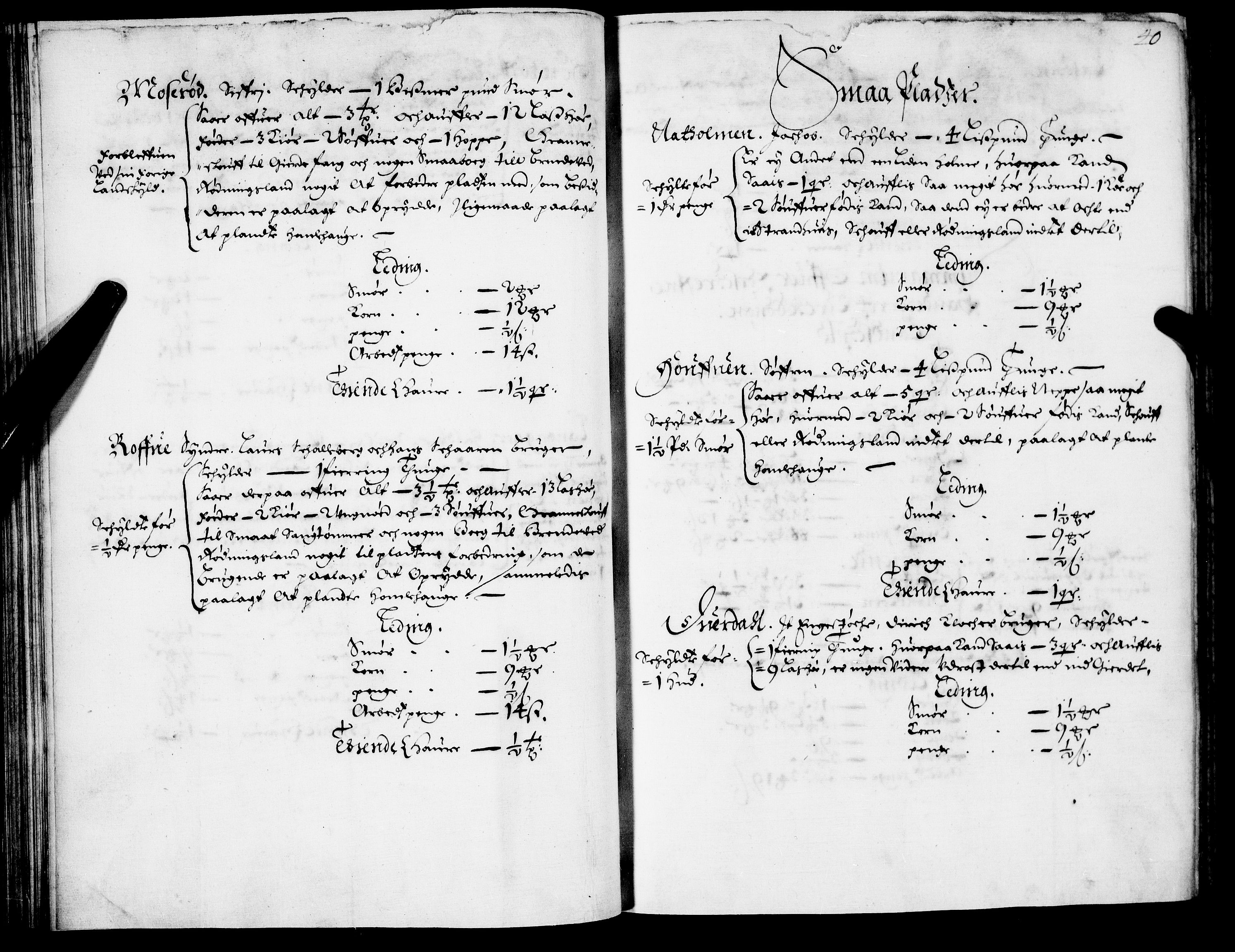 Rentekammeret inntil 1814, Realistisk ordnet avdeling, AV/RA-EA-4070/N/Nb/Nba/L0021: Brunla len, 1667, s. 39b-40a