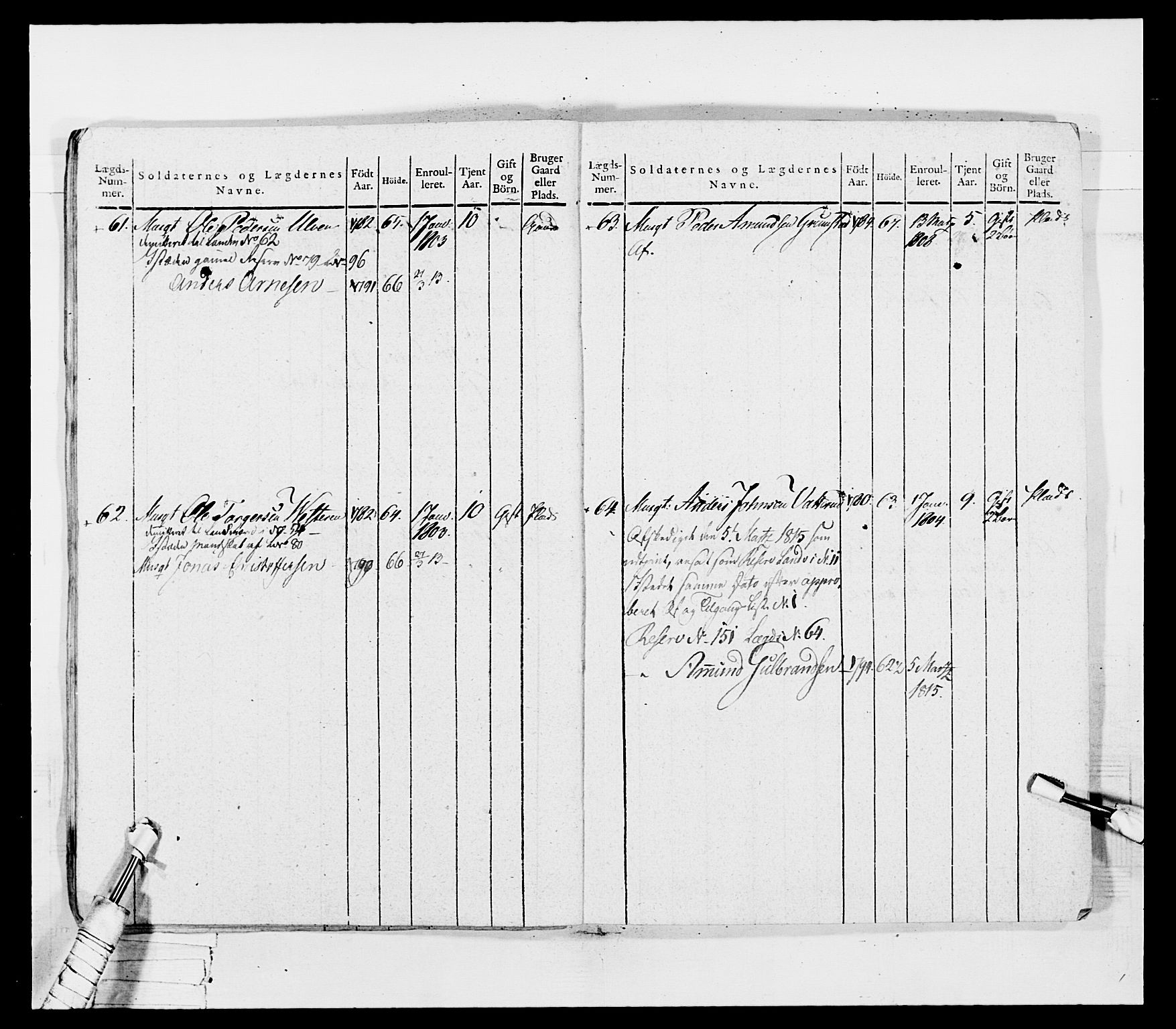 Generalitets- og kommissariatskollegiet, Det kongelige norske kommissariatskollegium, AV/RA-EA-5420/E/Eh/L0036a: Nordafjelske gevorbne infanteriregiment, 1813, s. 531