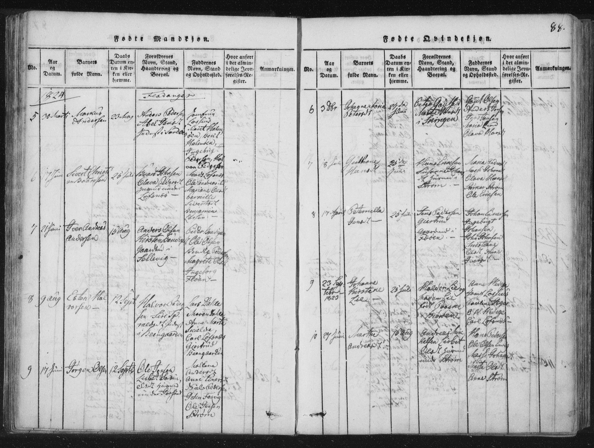 Ministerialprotokoller, klokkerbøker og fødselsregistre - Nord-Trøndelag, AV/SAT-A-1458/773/L0609: Ministerialbok nr. 773A03 /3, 1815-1830, s. 88