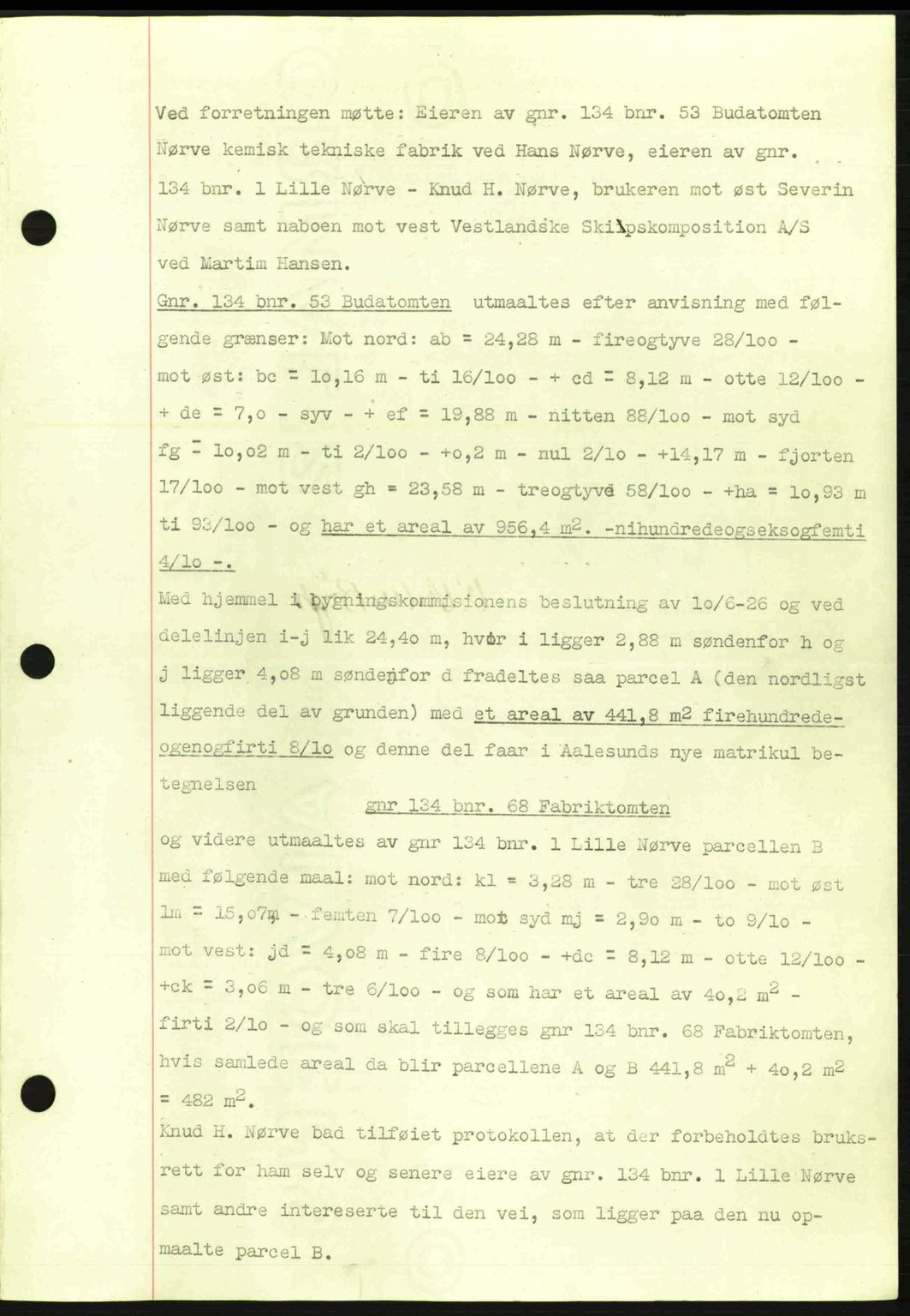 Ålesund byfogd, AV/SAT-A-4384: Pantebok nr. 34 II, 1938-1940, Dagboknr: 477/1940