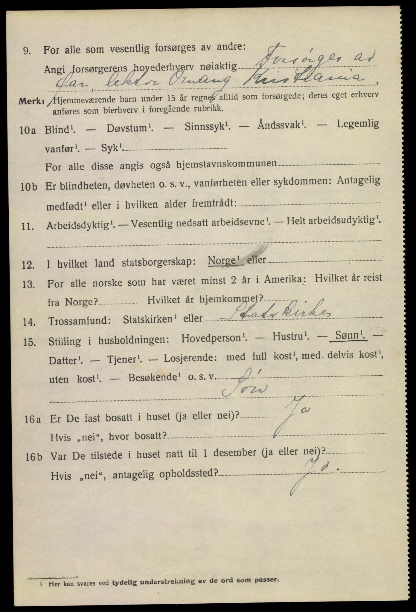 SAKO, Folketelling 1920 for 0806 Skien kjøpstad, 1920, s. 13981