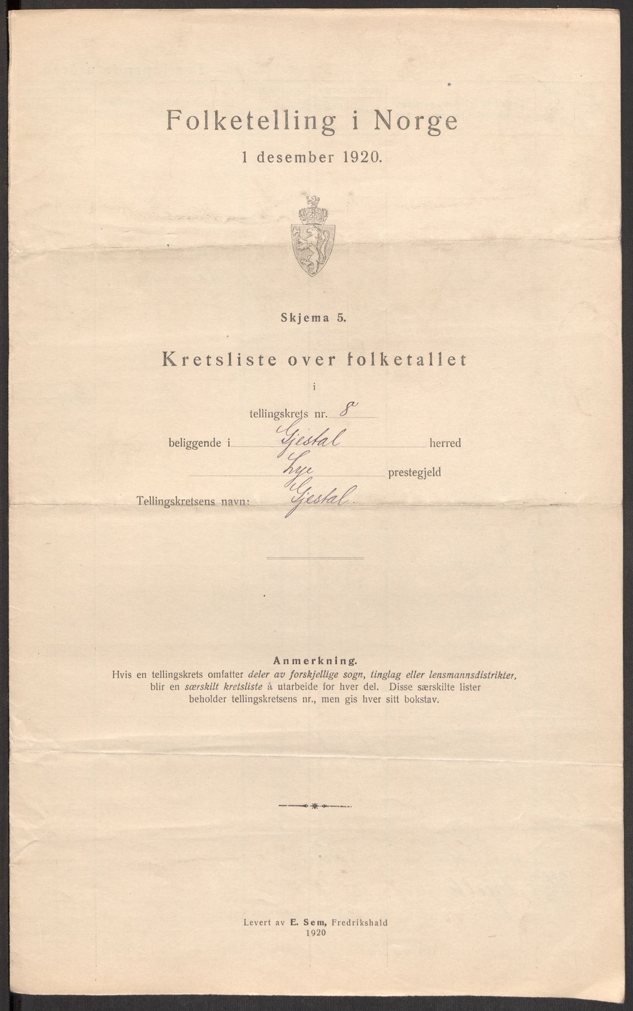 SAST, Folketelling 1920 for 1122 Gjesdal herred, 1920, s. 28
