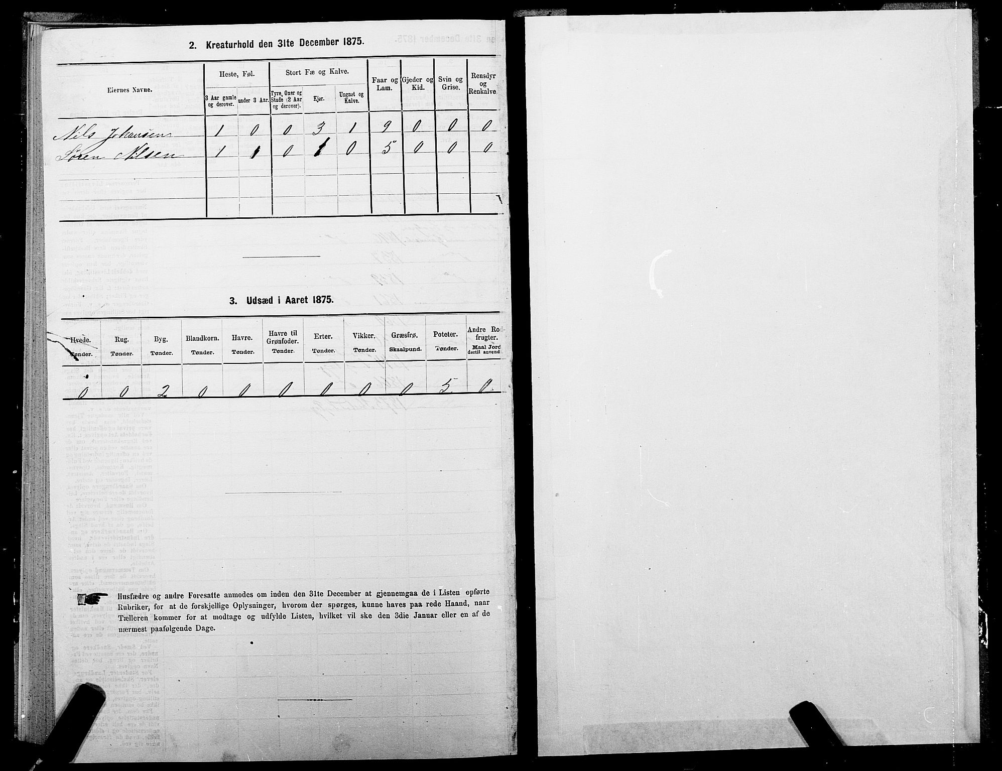 SATØ, Folketelling 1875 for 1917P Ibestad prestegjeld, 1875