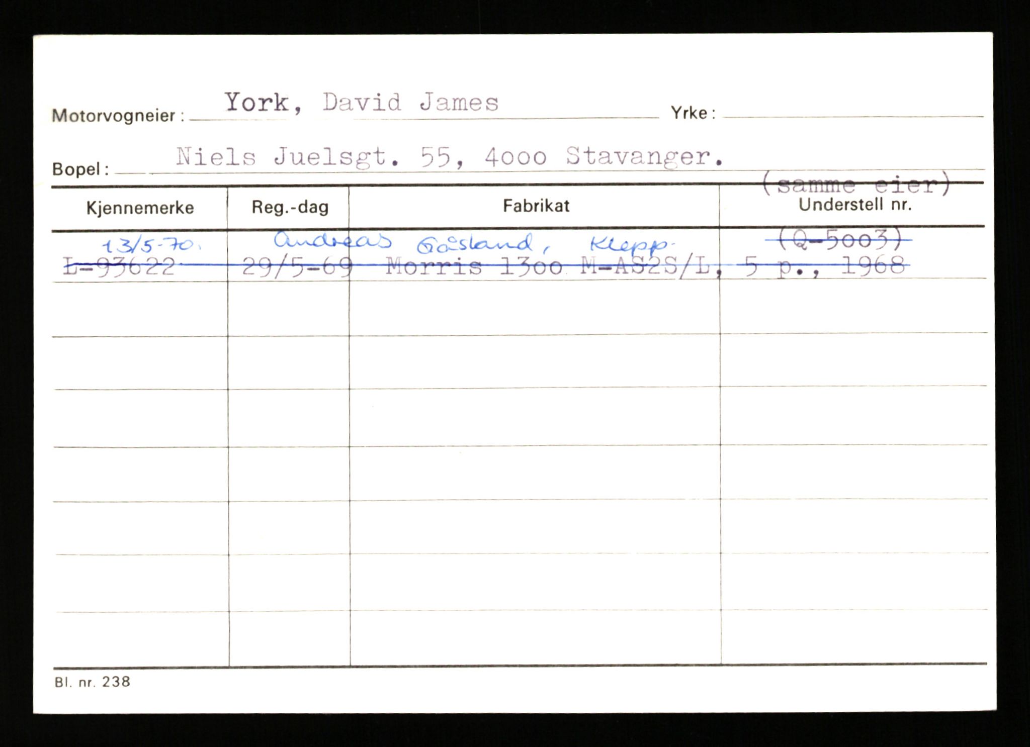 Stavanger trafikkstasjon, SAST/A-101942/0/H/L0043: Viste - Øksendal, 1930-1971, s. 1559