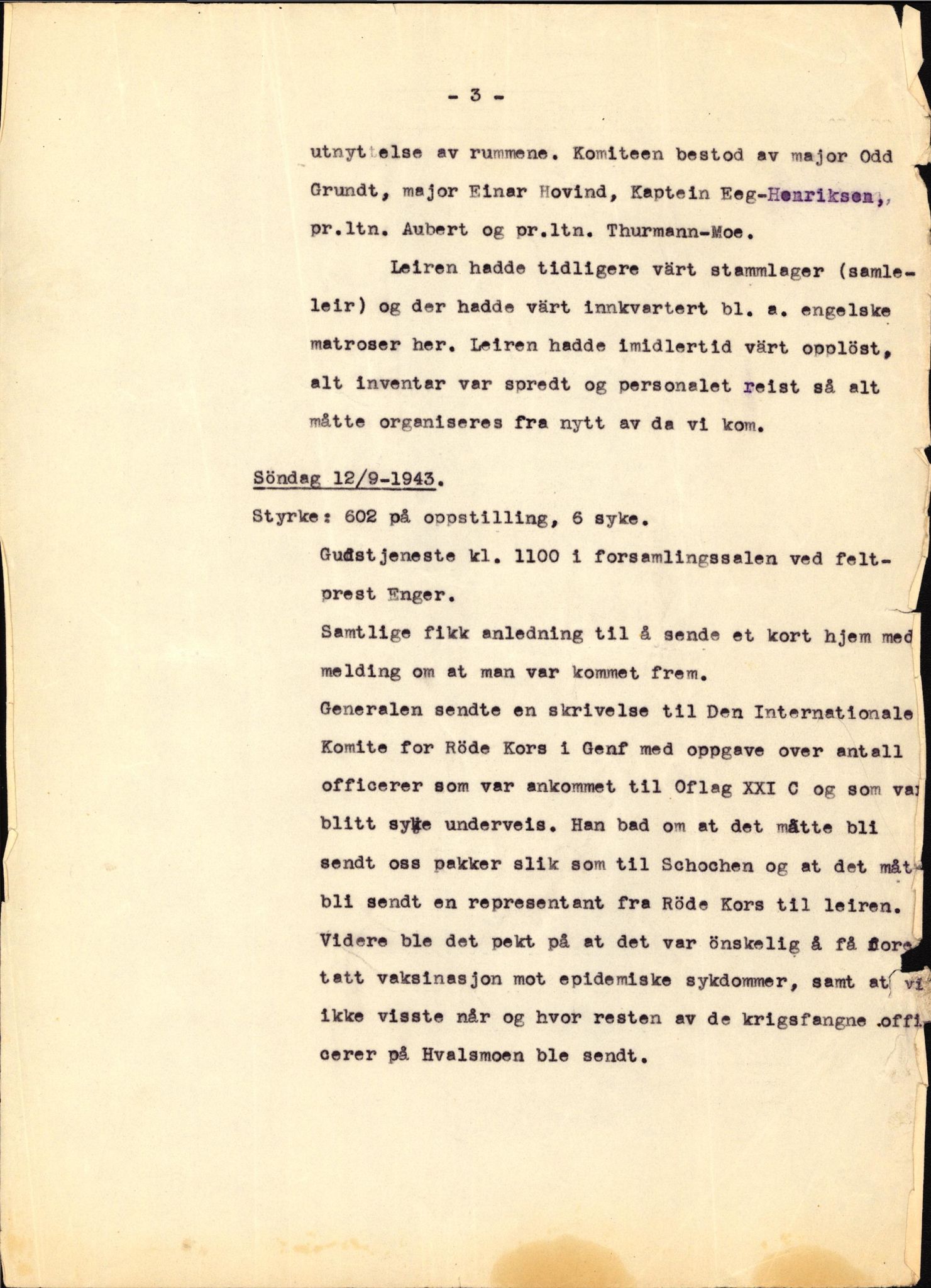 Forsvaret, Forsvarets krigshistoriske avdeling, AV/RA-RAFA-2017/Y/Yf/L0203: II-C-11-2105  -  Norske offiserer i krigsfangenskap, 1940-1948, s. 677