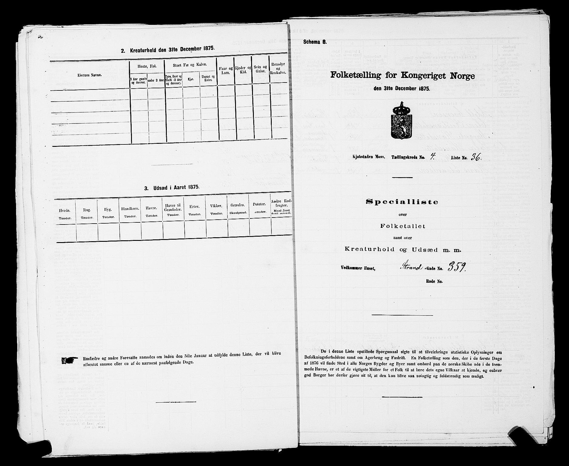 RA, Folketelling 1875 for 0104B Moss prestegjeld, Moss kjøpstad, 1875, s. 735