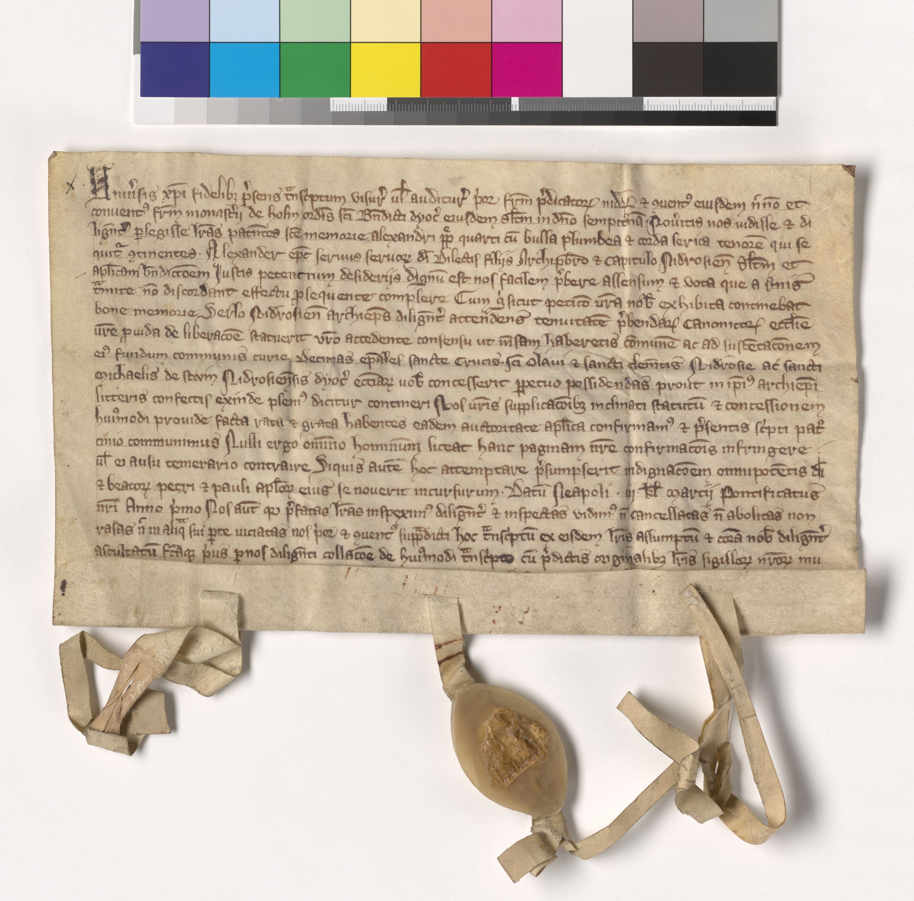 Riksarkivets diplomsamling, AV/RA-EA-5965/F05/L0011: NRA AM fasc. 4 nr. 1-2b, 1265-1307, s. 7