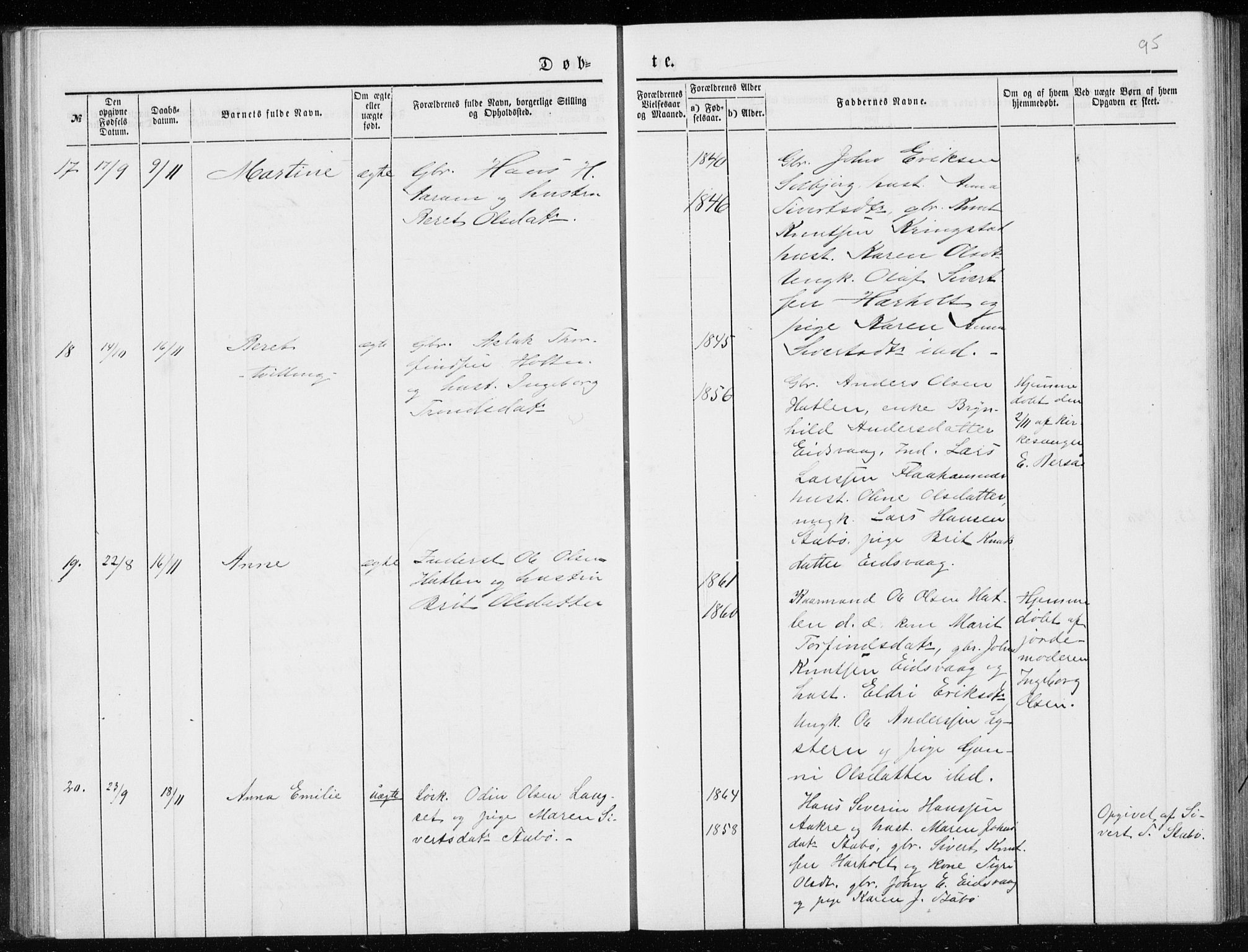 Ministerialprotokoller, klokkerbøker og fødselsregistre - Møre og Romsdal, AV/SAT-A-1454/551/L0631: Klokkerbok nr. 551C03, 1886-1894, s. 95