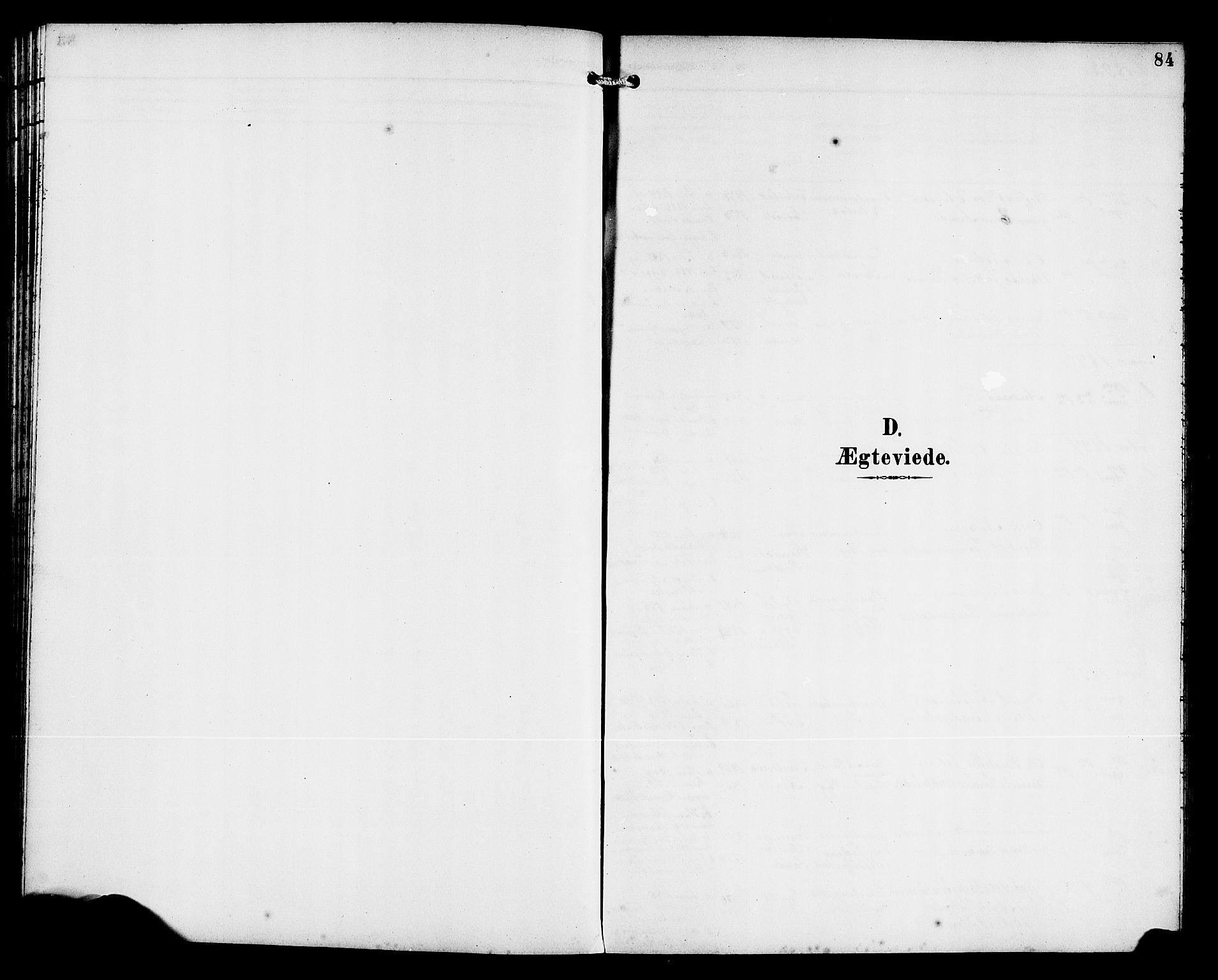 Gloppen sokneprestembete, SAB/A-80101/H/Hab/Habd/L0001: Klokkerbok nr. D 1, 1892-1921, s. 84