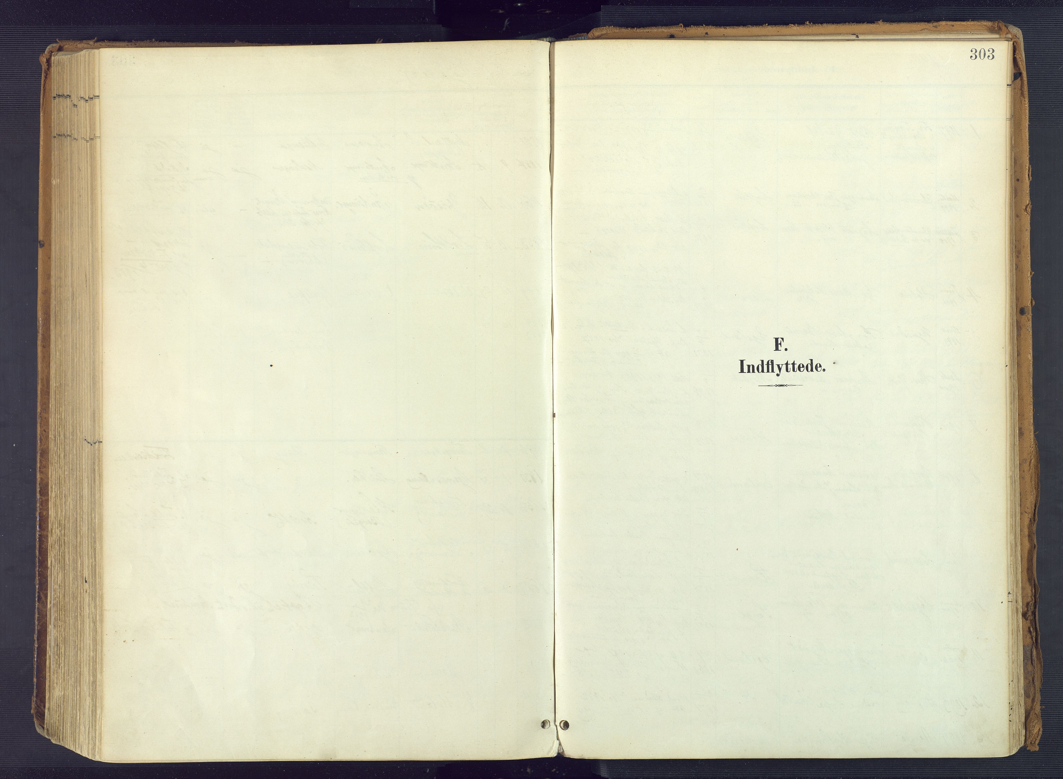 Vestre Moland sokneprestkontor, AV/SAK-1111-0046/F/Fa/Fab/L0010: Ministerialbok nr. A 10, 1900-1926, s. 303