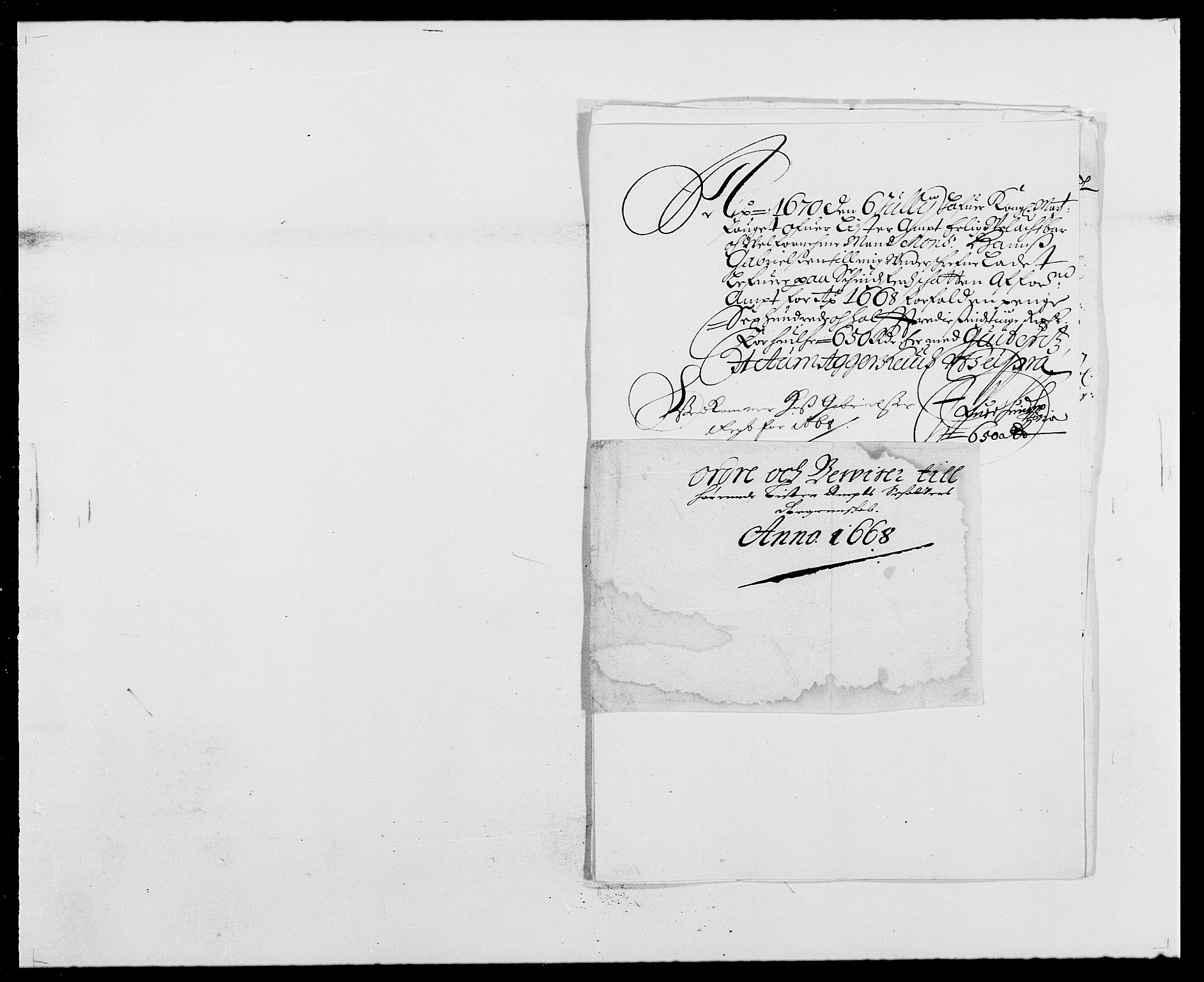Rentekammeret inntil 1814, Reviderte regnskaper, Fogderegnskap, AV/RA-EA-4092/R41/L2524: Fogderegnskap Lista, 1665-1668, s. 413