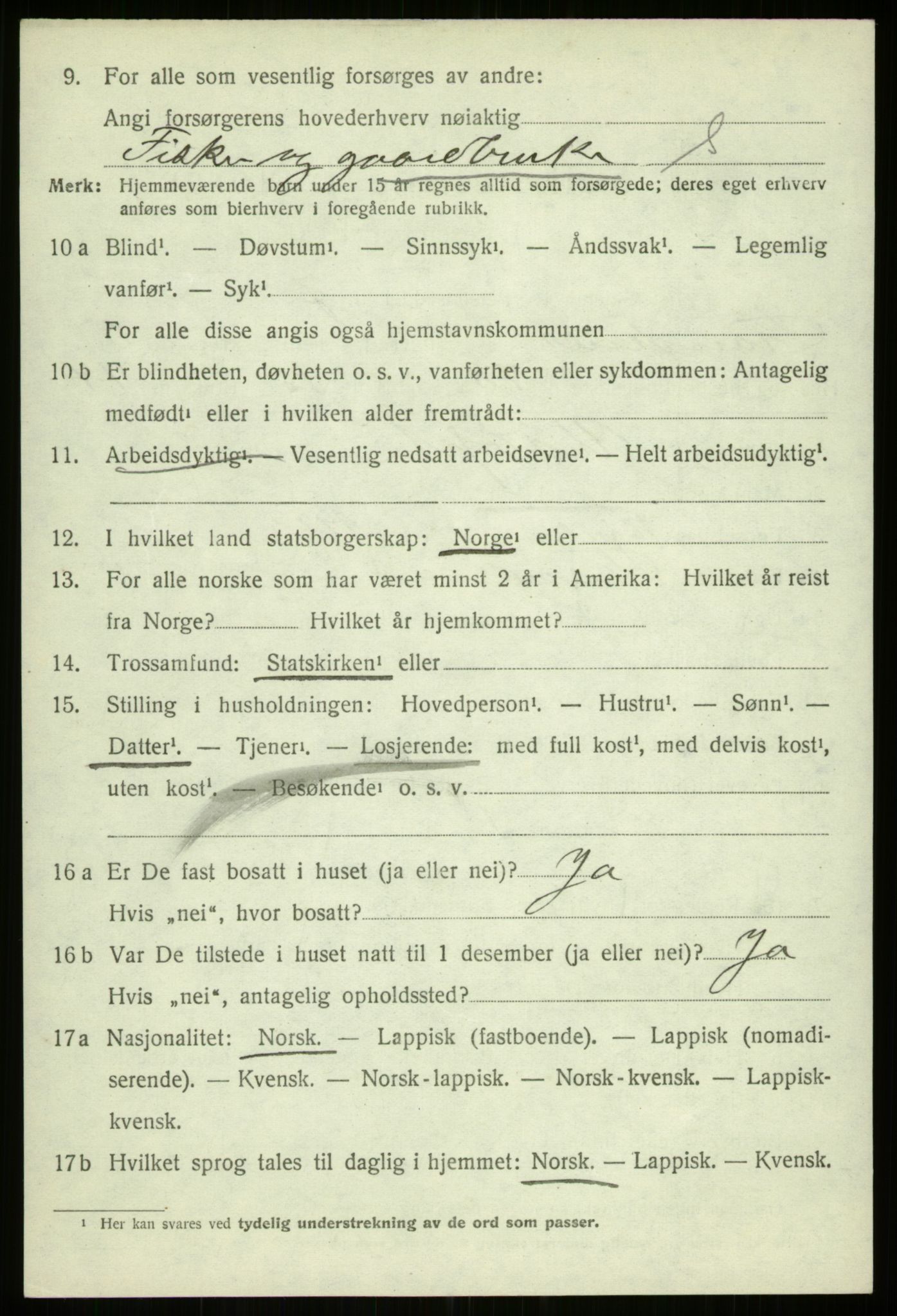 SATØ, Folketelling 1920 for 1914 Trondenes herred, 1920, s. 5794