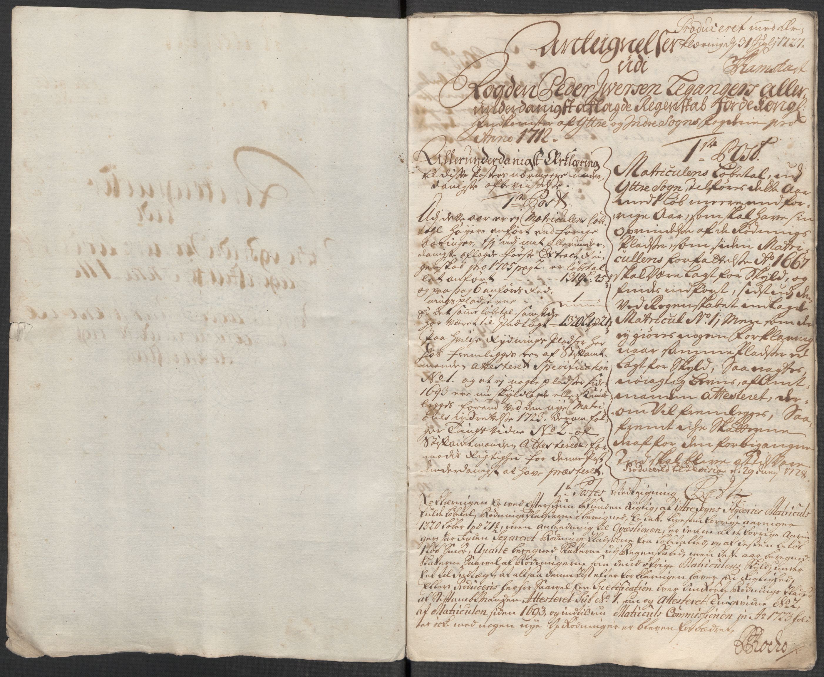 Rentekammeret inntil 1814, Reviderte regnskaper, Fogderegnskap, RA/EA-4092/R52/L3318: Fogderegnskap Sogn, 1712, s. 377