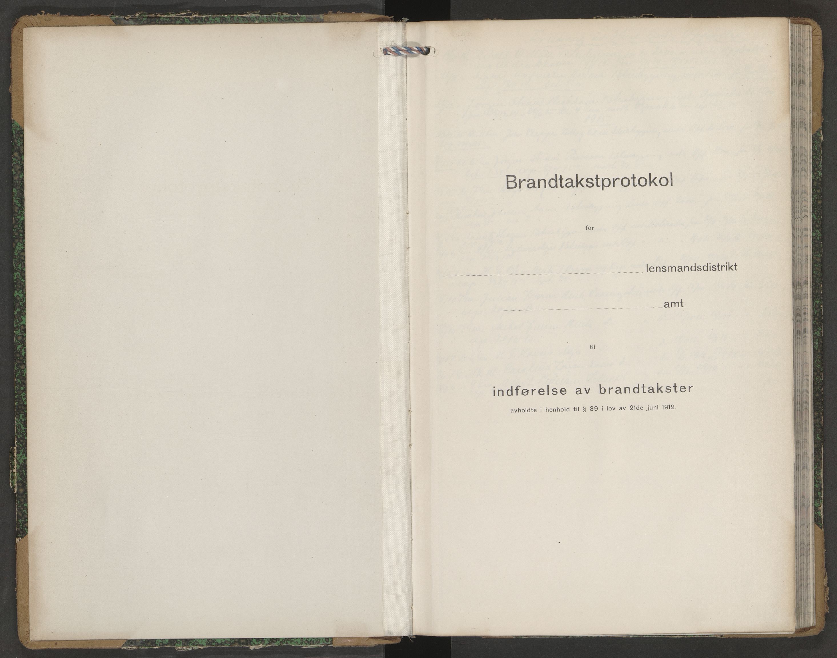 Andøy lensmannskontor, AV/SAT-A-1187/1/O/Oa/L0004: Branntakstprotokoll, 1914-1918