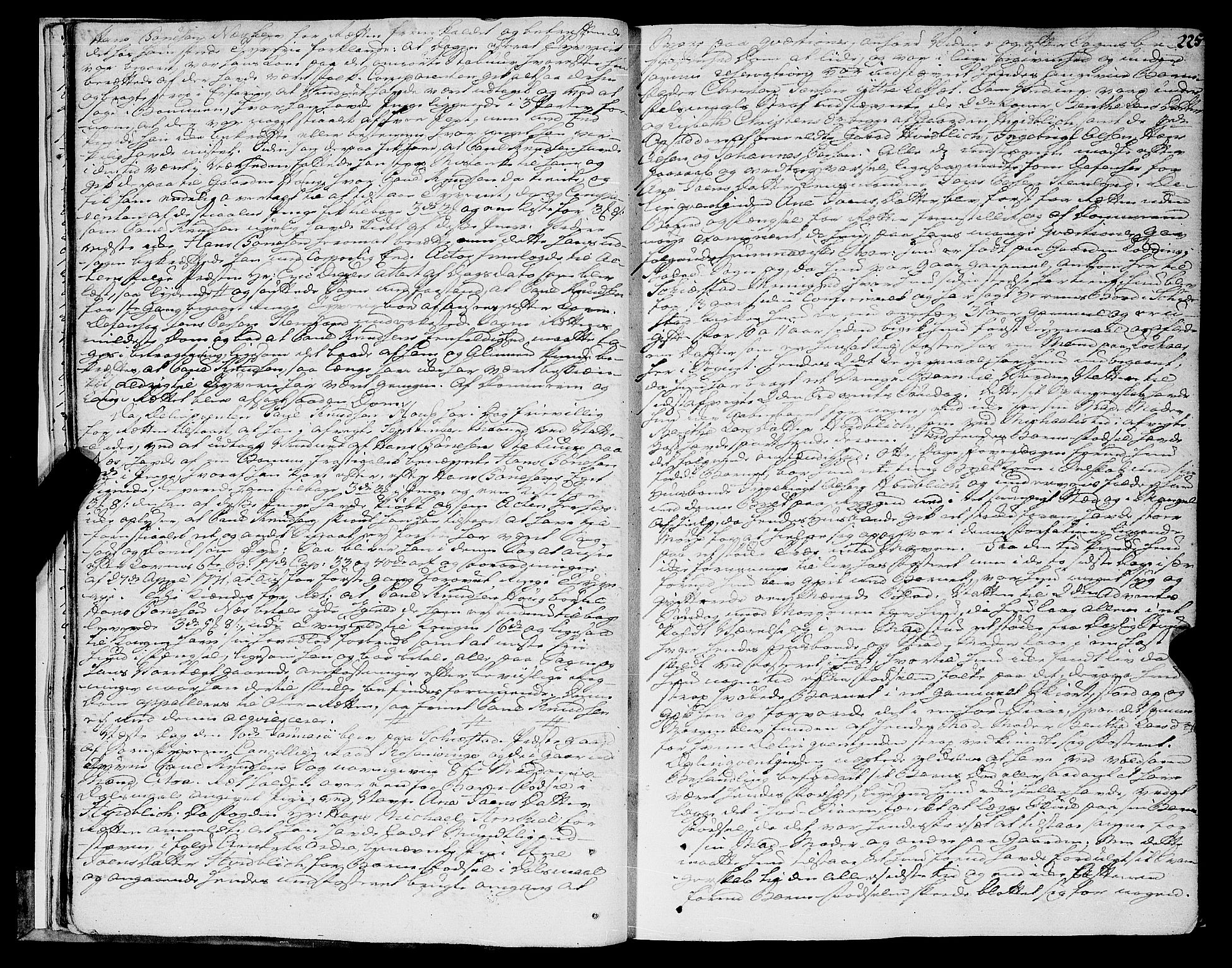 Salten sorenskriveri, AV/SAT-A-4578/1/1/1A/L0016: Tingbok, fol. 211-433, 1785-1792, s. 224b-225a