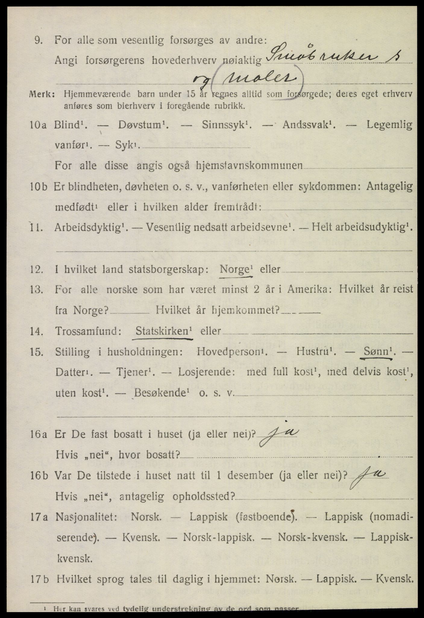 SAT, Folketelling 1920 for 1734 Stod herred, 1920, s. 2631