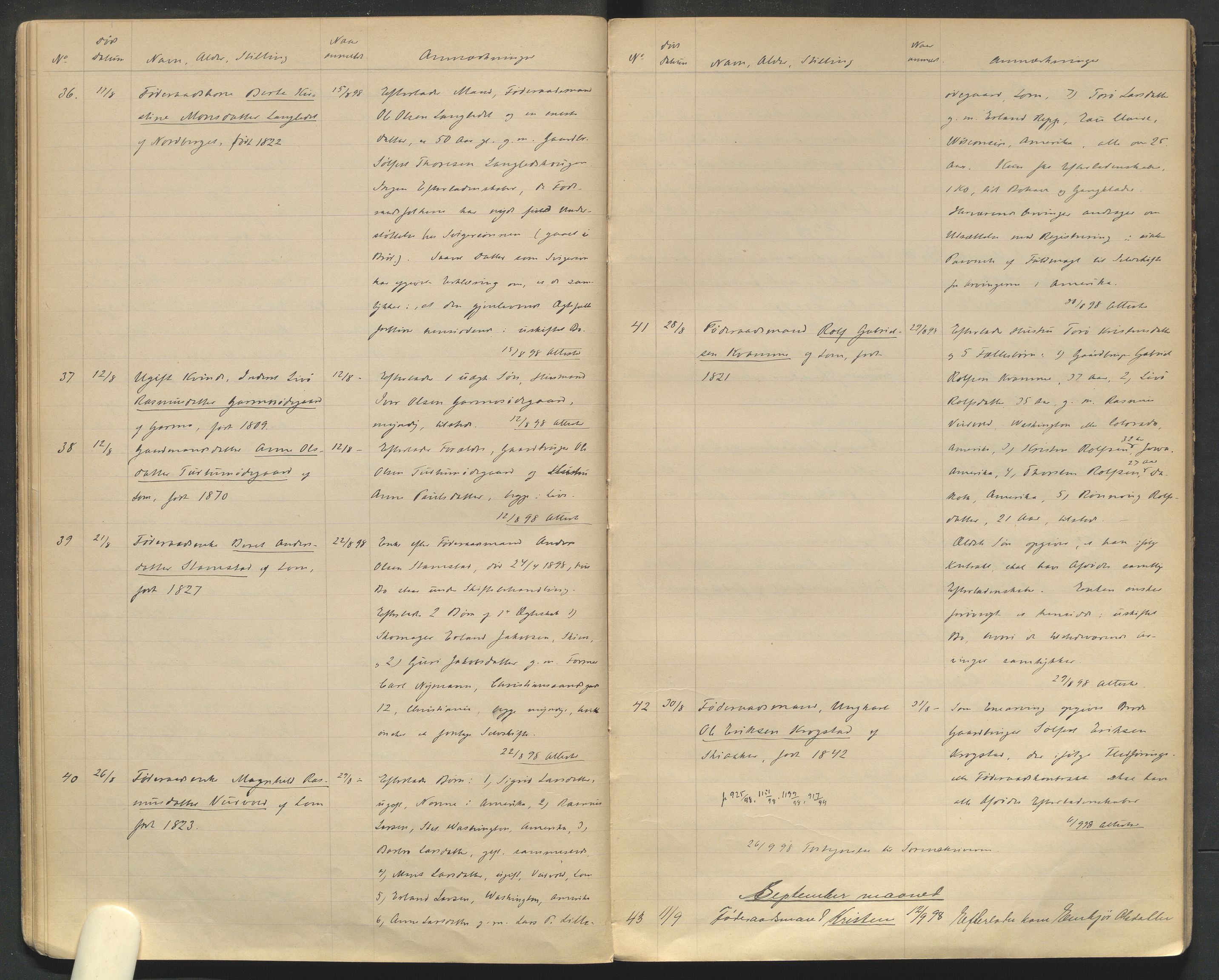 Lom lensmannskontor, AV/SAH-PGL-006/H/Ha/Haa/L0001/0002: Dødsfallsprotokoller / Dødsfallsprotokoll, 1894-1904