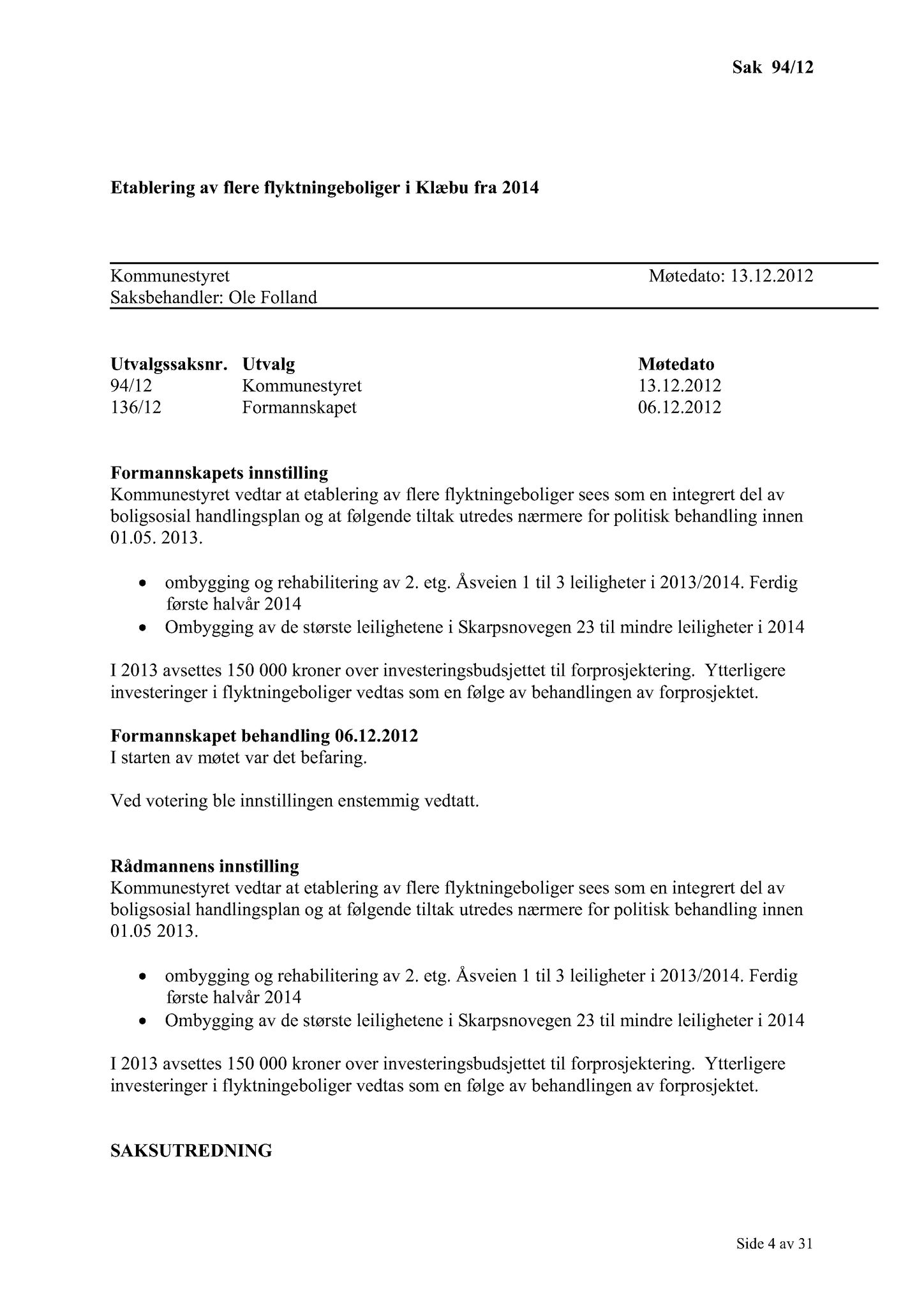 Klæbu Kommune, TRKO/KK/01-KS/L005: Kommunestyret - Møtedokumenter, 2012, s. 1987