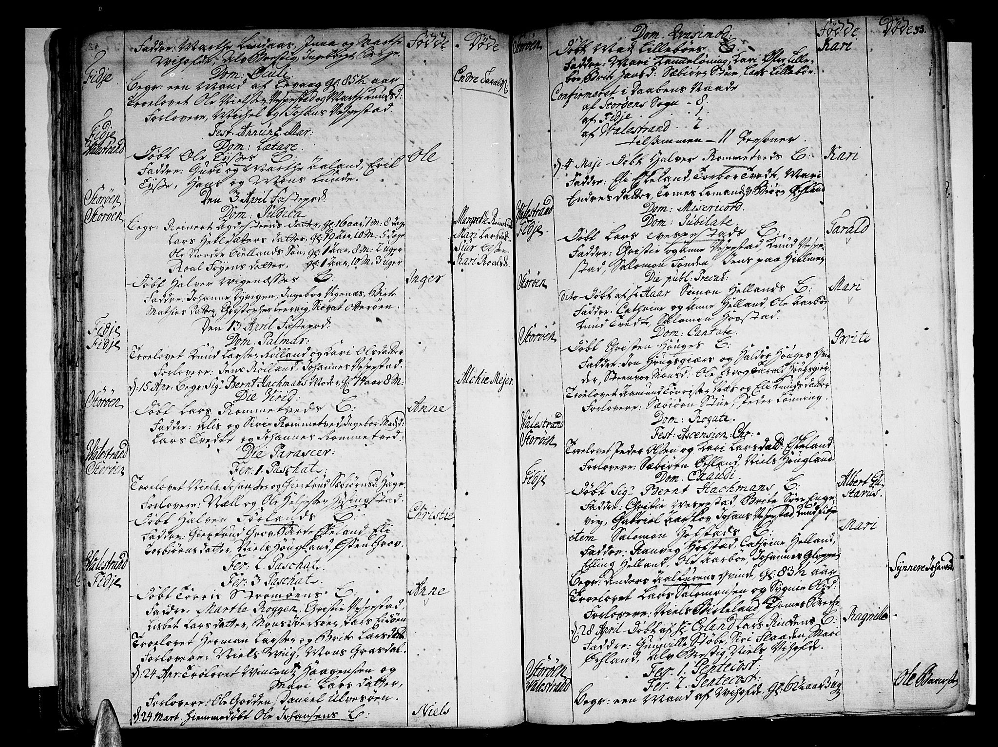 Stord sokneprestembete, AV/SAB-A-78201/H/Haa: Ministerialbok nr. A 1, 1725-1744, s. 53